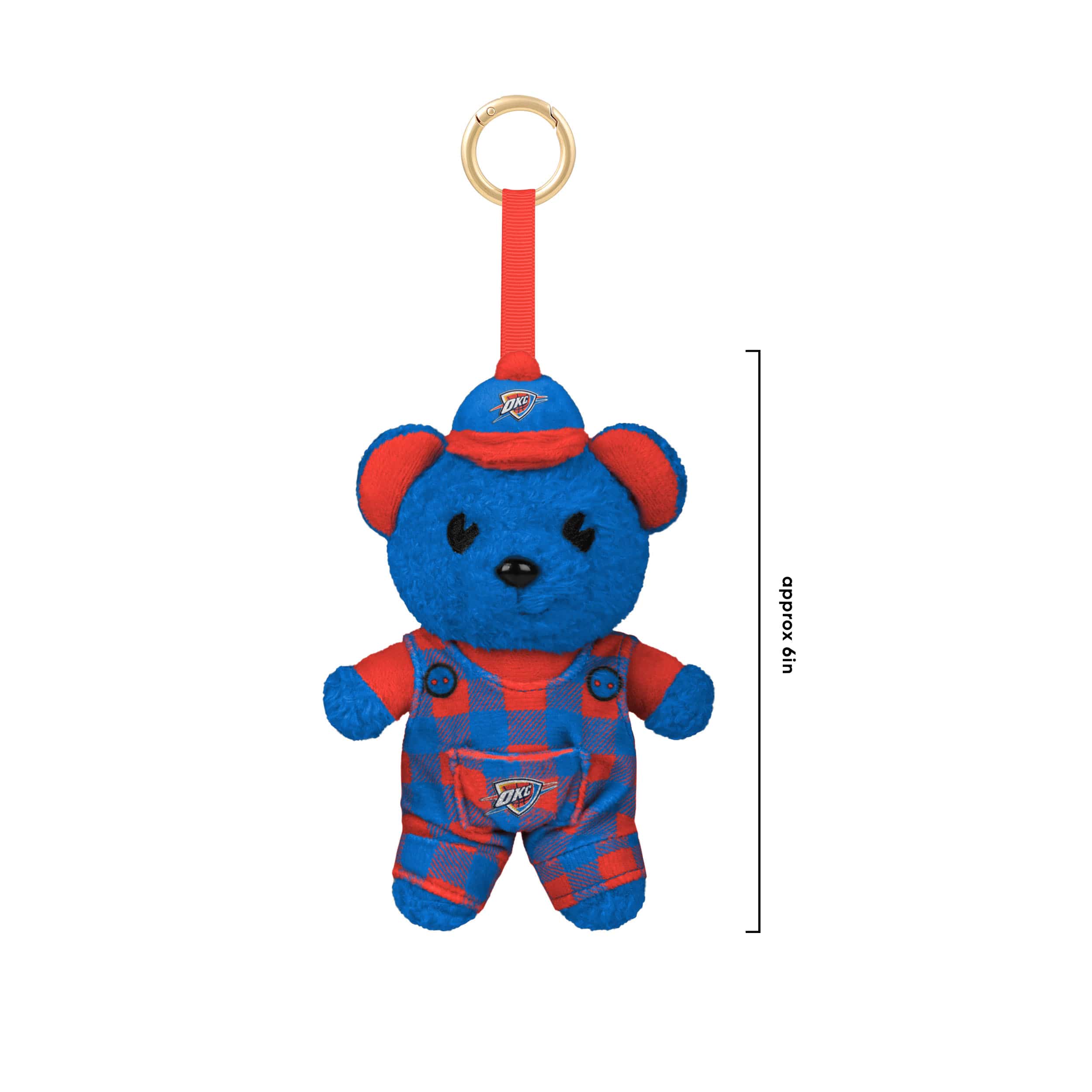 Oklahoma City Thunder NBA FOOCOOS Plush Bag Charm Keychain Blind Box Series 1 (PREORDER - SHIPS MID JULY) - Image 3