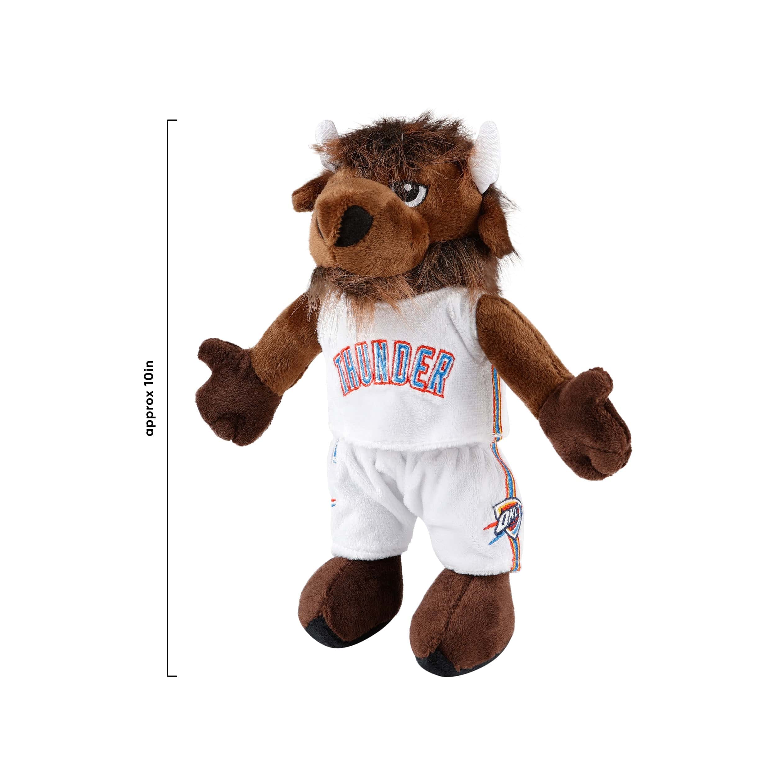 Oklahoma City Thunder NBA Rumble the Bison Small Plush Mascot - Image 2