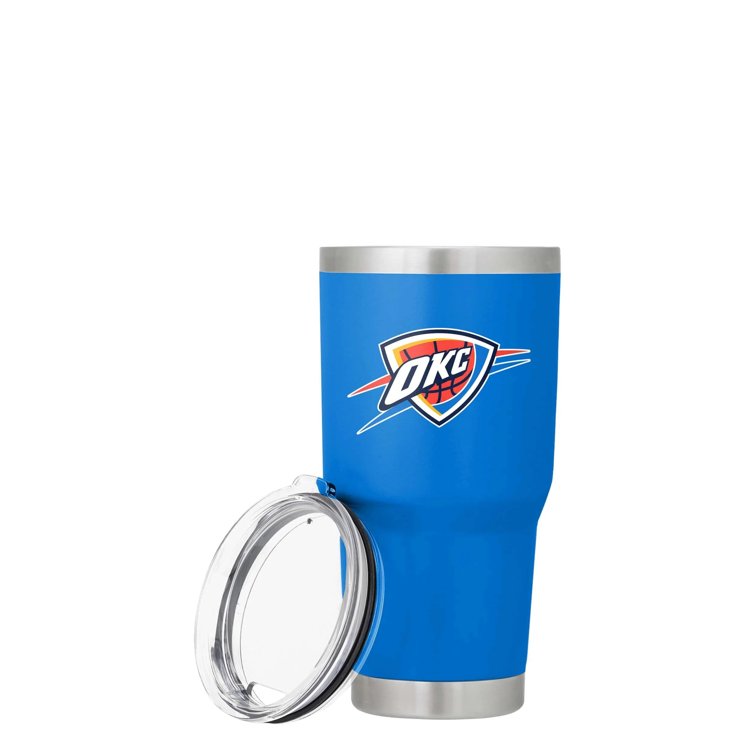 Oklahoma City Thunder NBA Team Logo 30 oz Tumbler - Image 3