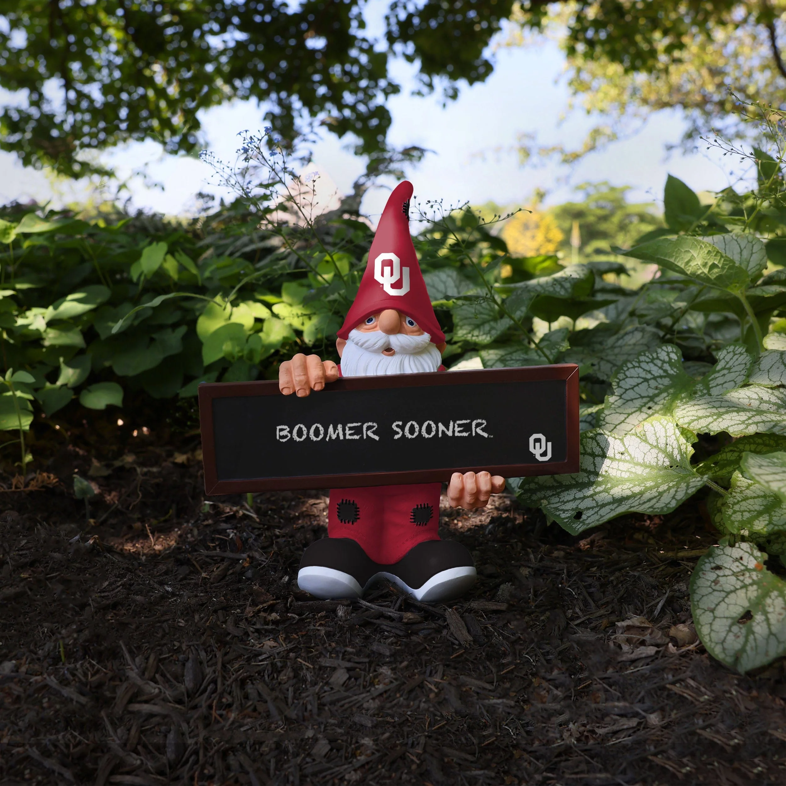 Oklahoma Sooners NCAA Chalkboard Sign Gnome - Image 5