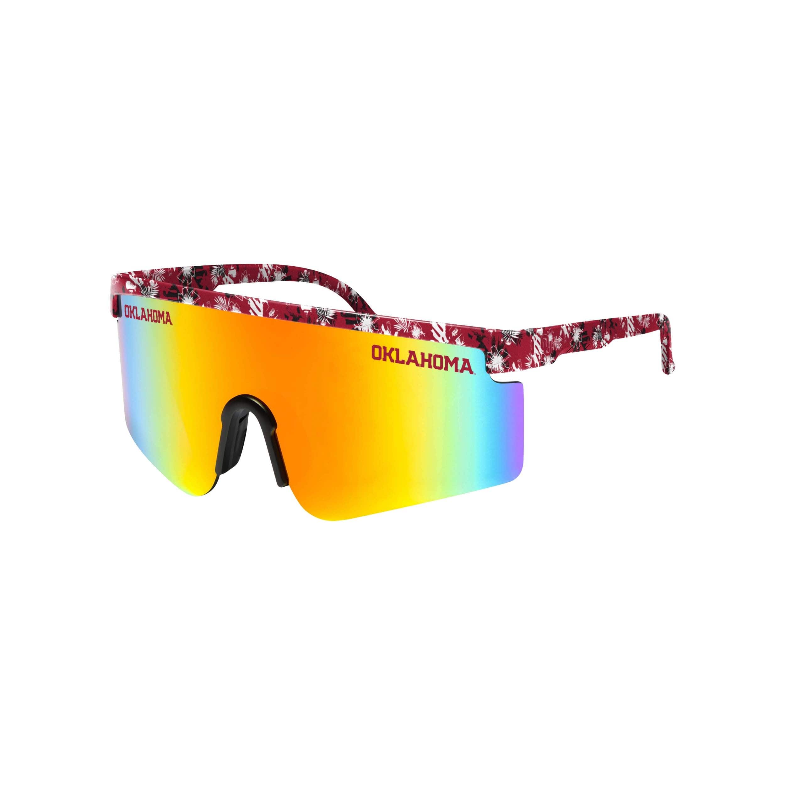Oklahoma Sooners NCAA Floral Large Frame Sunglasses