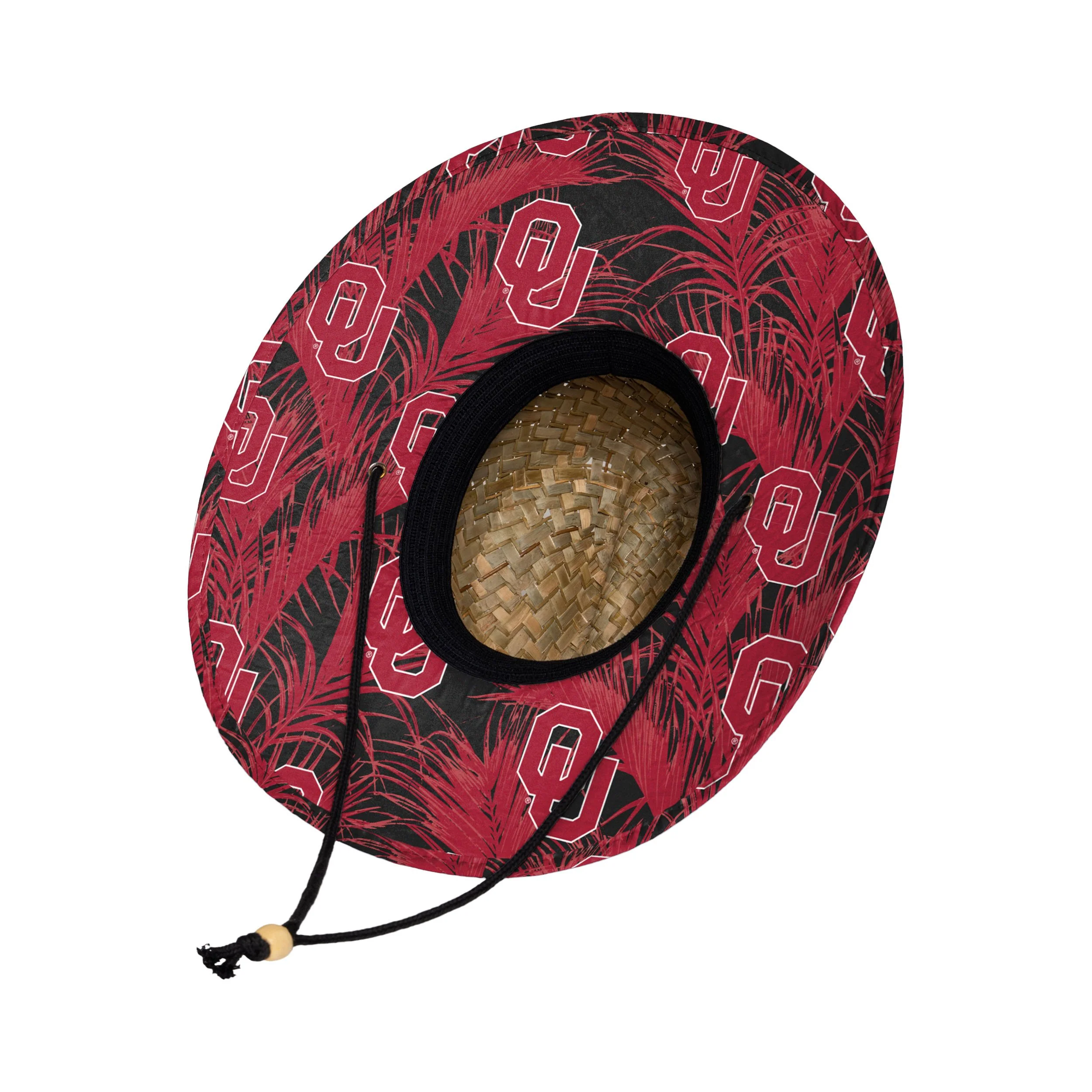 Oklahoma Sooners NCAA Floral Straw Hat - Image 2