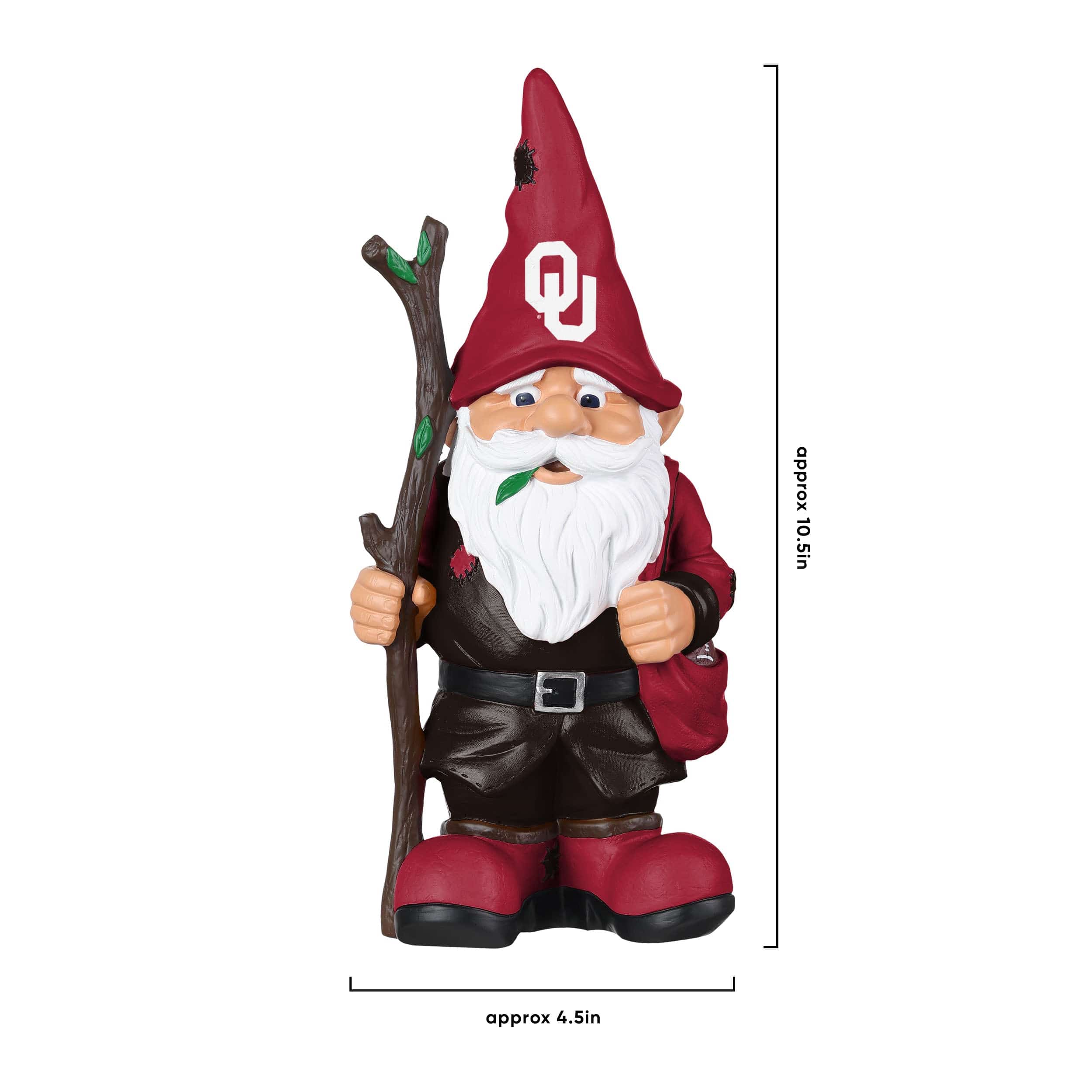 Oklahoma Sooners NCAA Holding Stick Gnome - Image 4