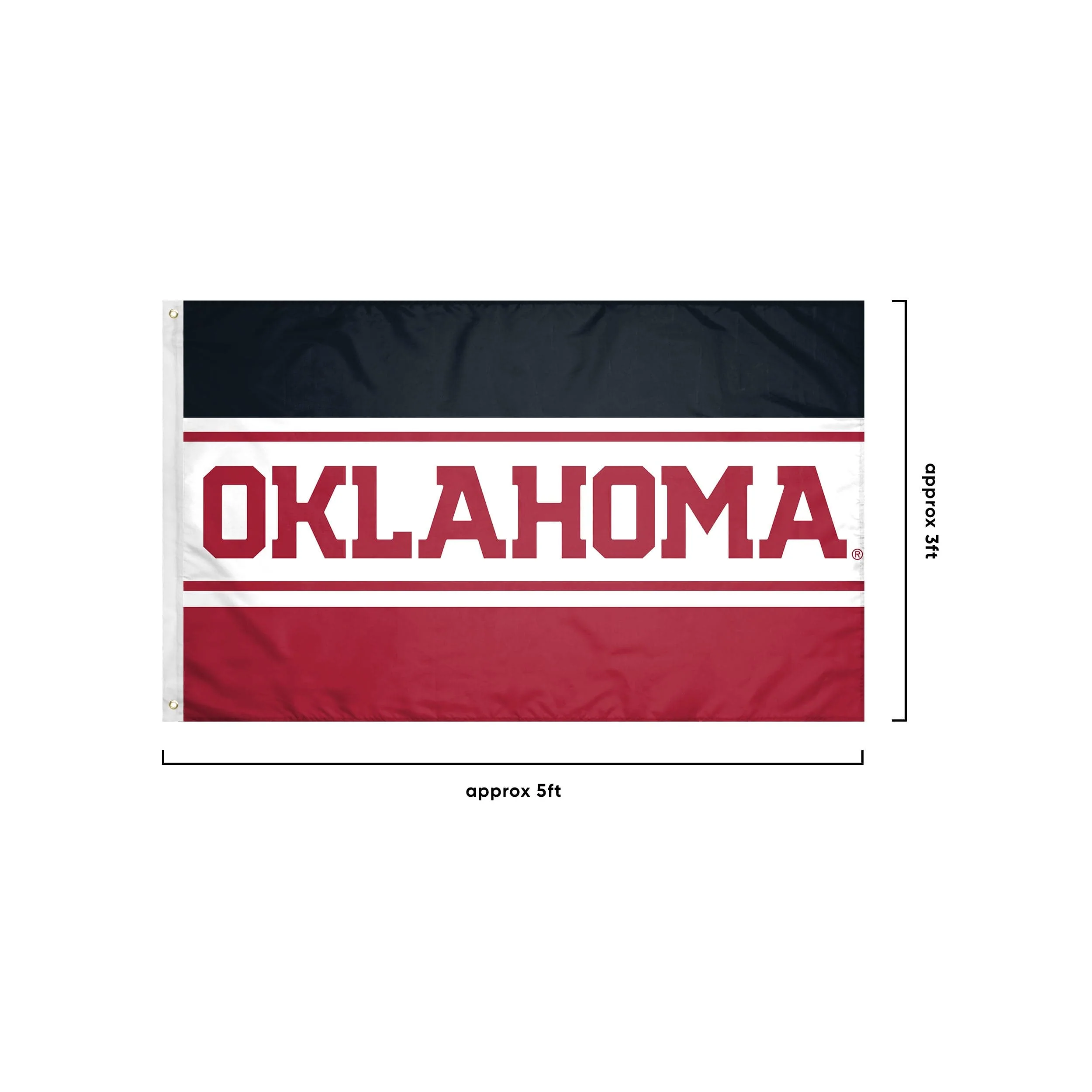 Oklahoma Sooners NCAA Horizontal Flag - Image 4