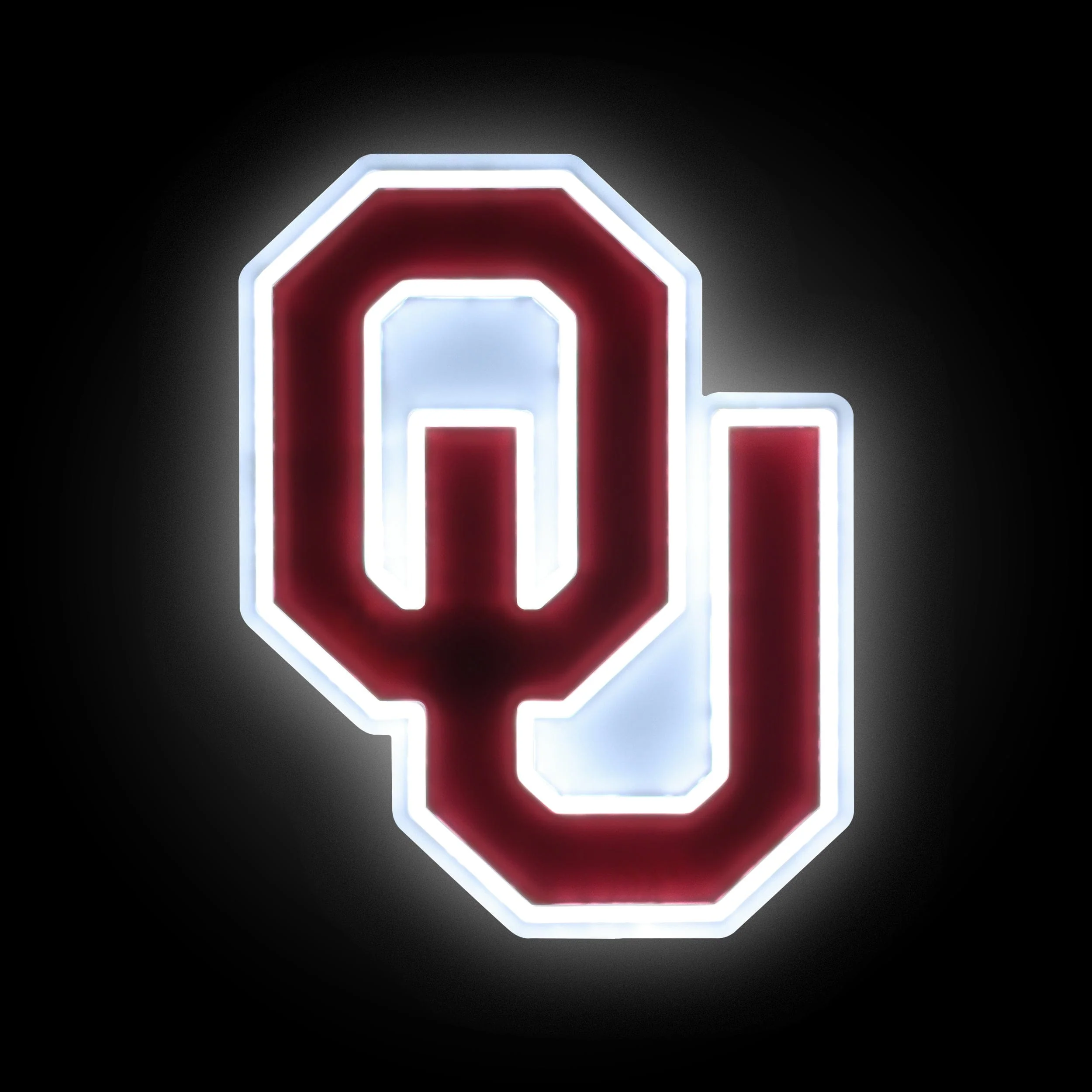 Oklahoma Sooners NCAA LED Neon Light Up Team Logo Sign - Image 2