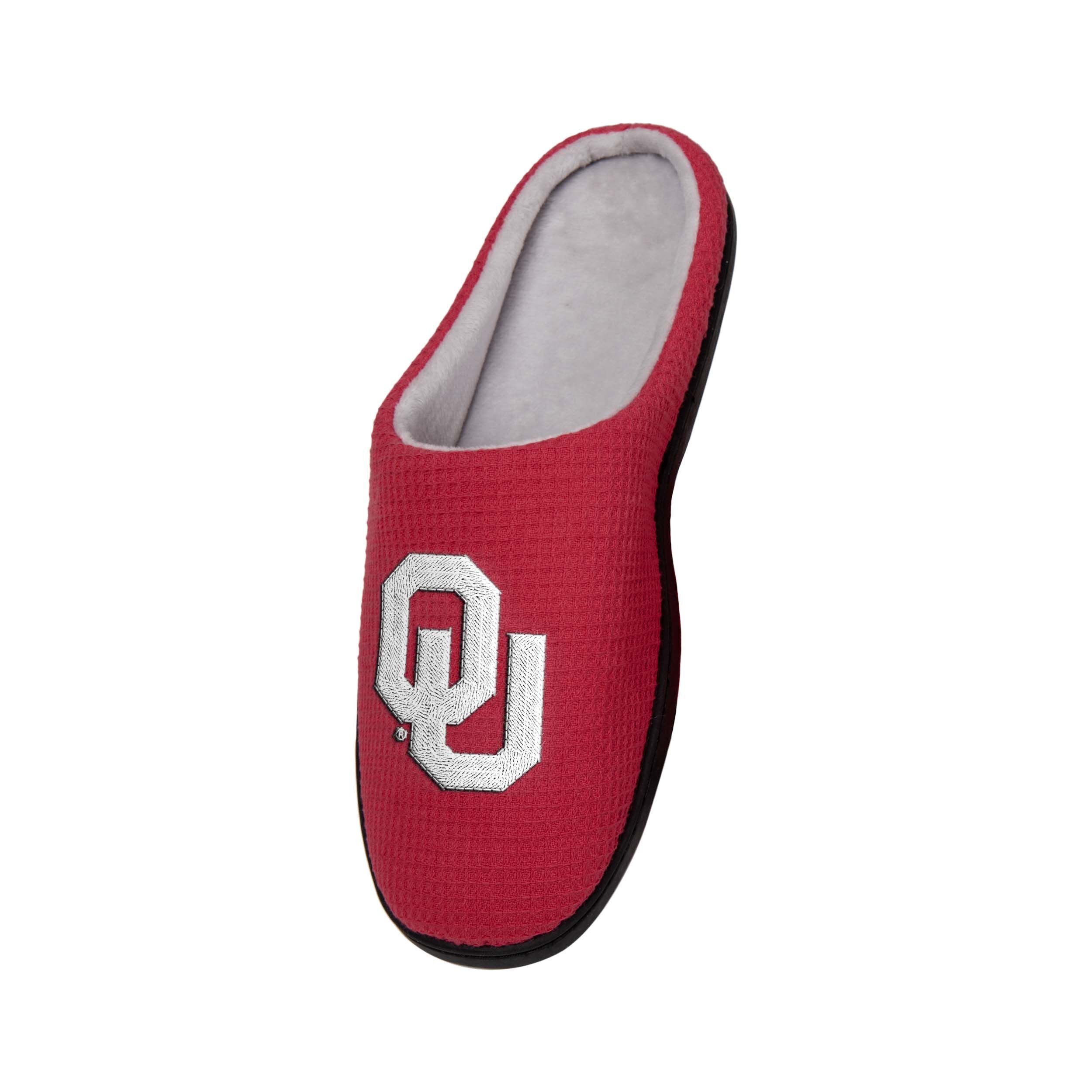 Oklahoma Sooners NCAA Mens Memory Foam Slide Slippers - Image 3