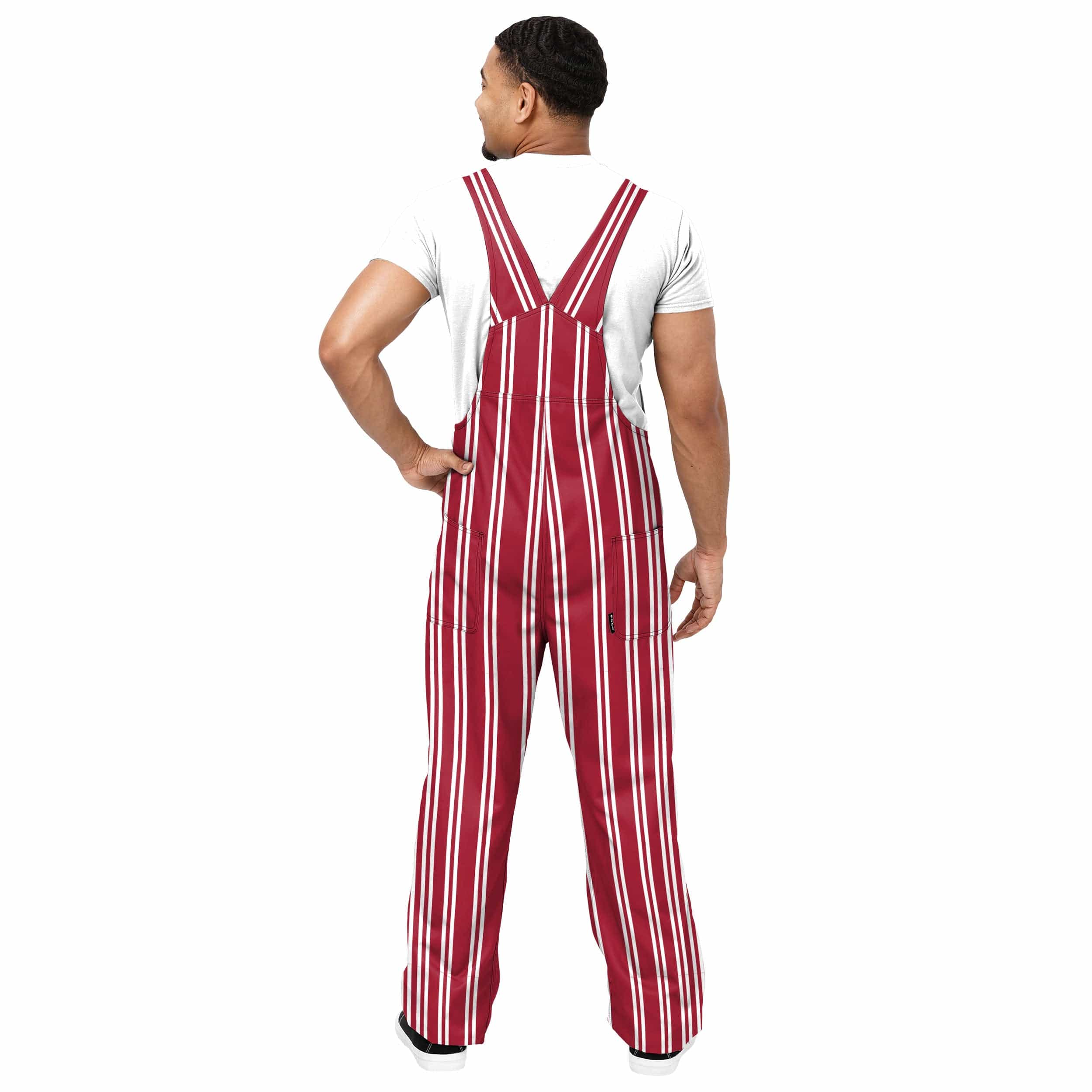 Oklahoma Sooners NCAA Mens Sideline Spirit Bib Overalls - Image 2