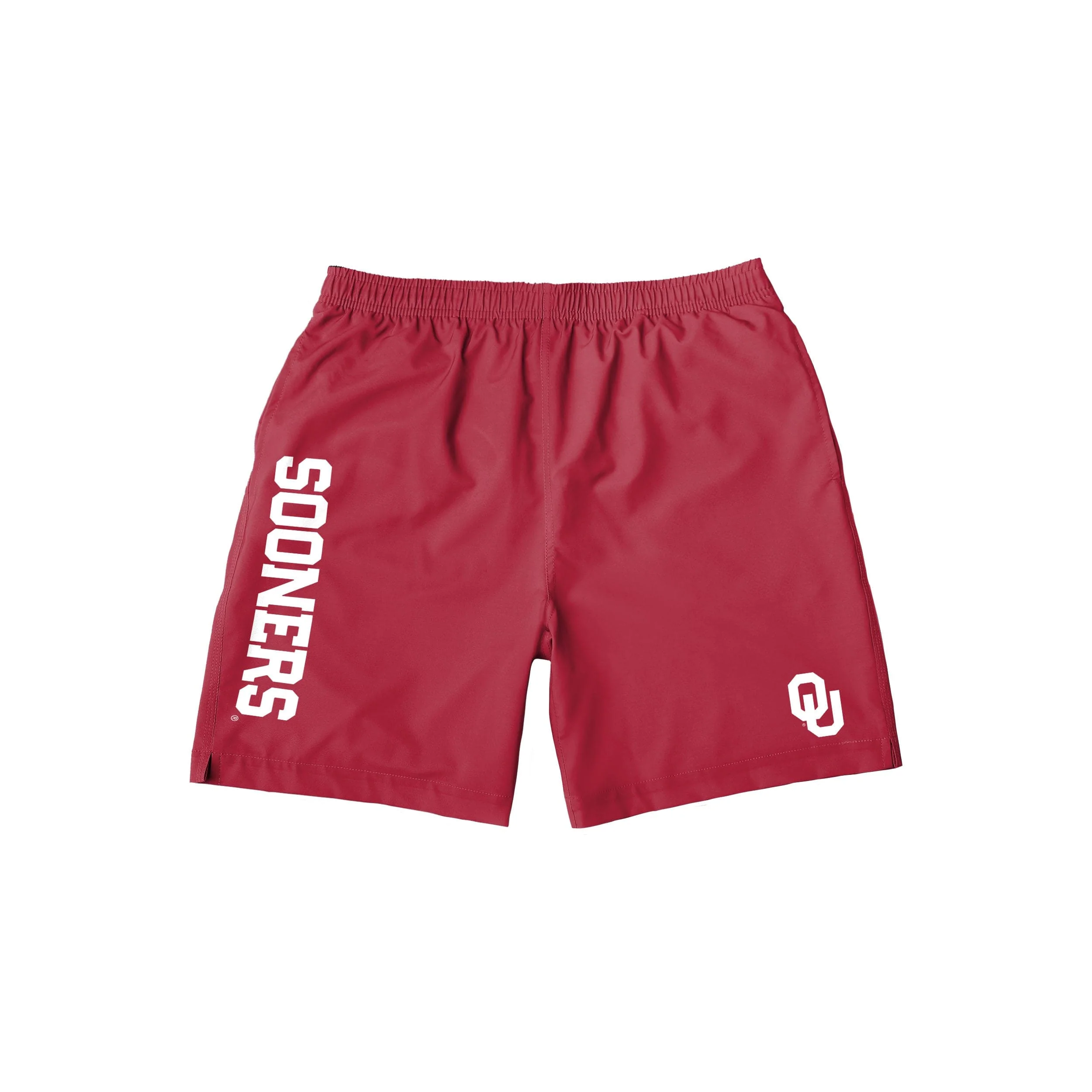 Oklahoma Sooners NCAA Mens Solid Wordmark Traditional Swimming Trunks - Image 4