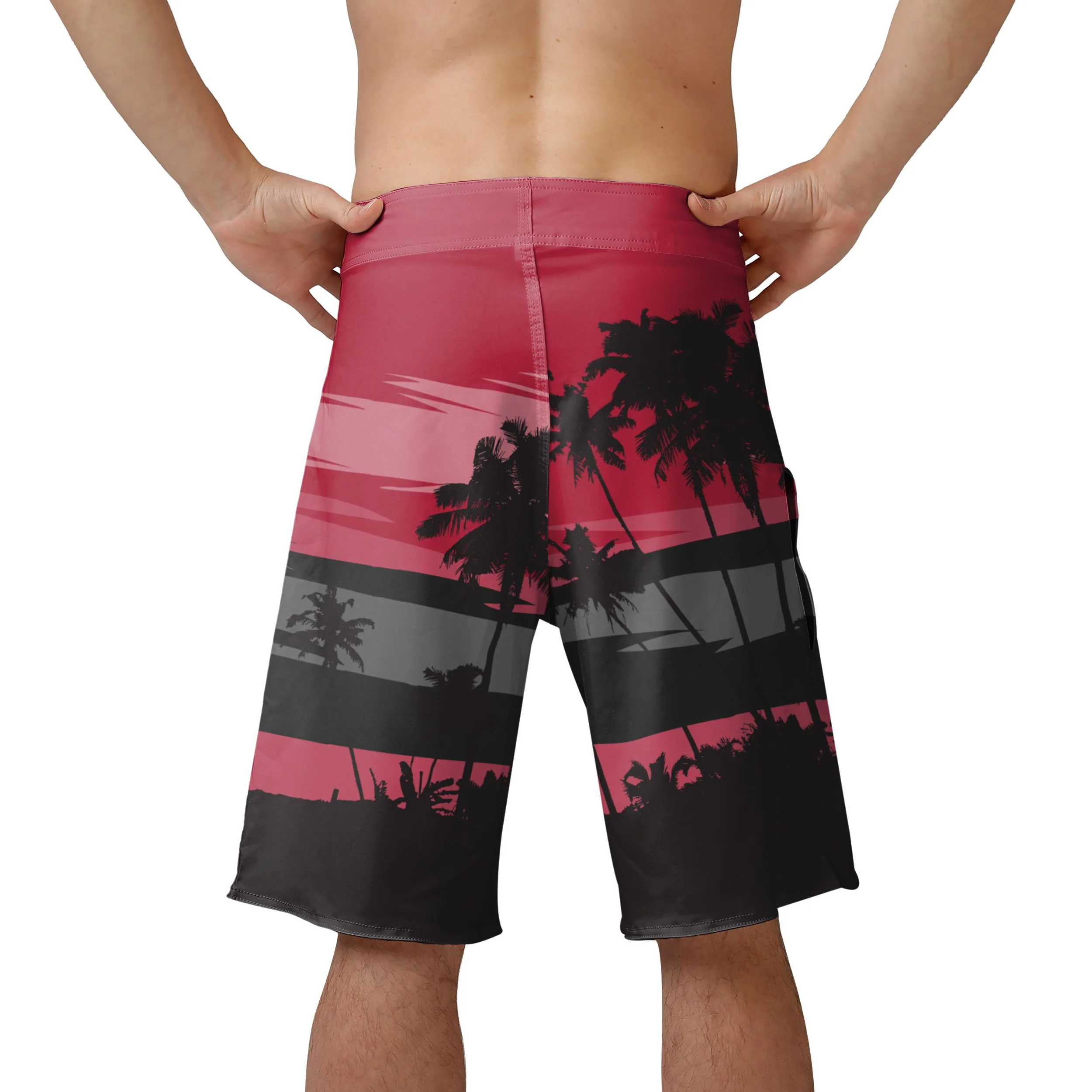 Oklahoma Sooners NCAA Mens Sunset Boardshorts - Image 3