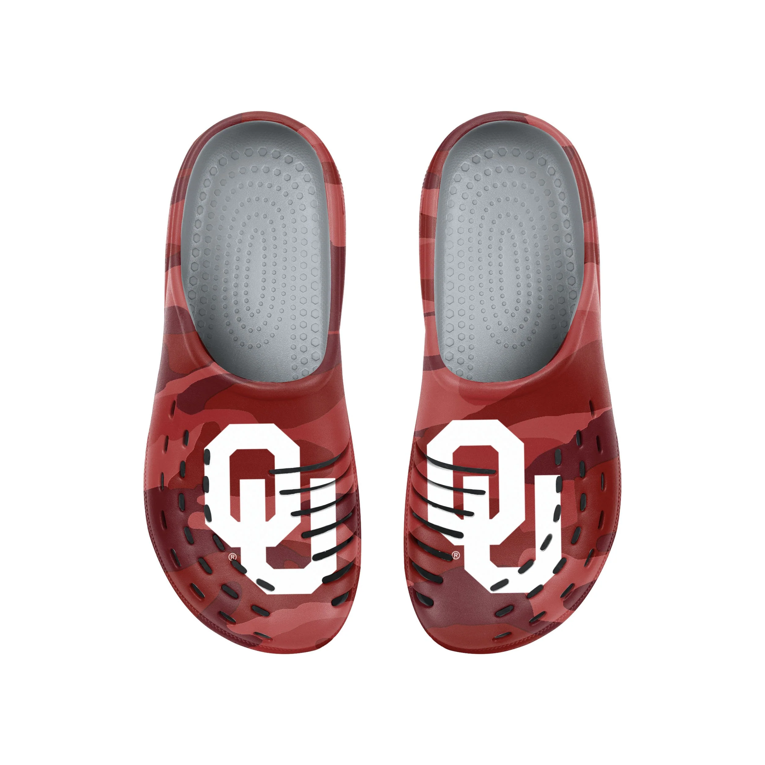 Oklahoma Sooners NCAA Mens Tonal Camo Clog - Image 4