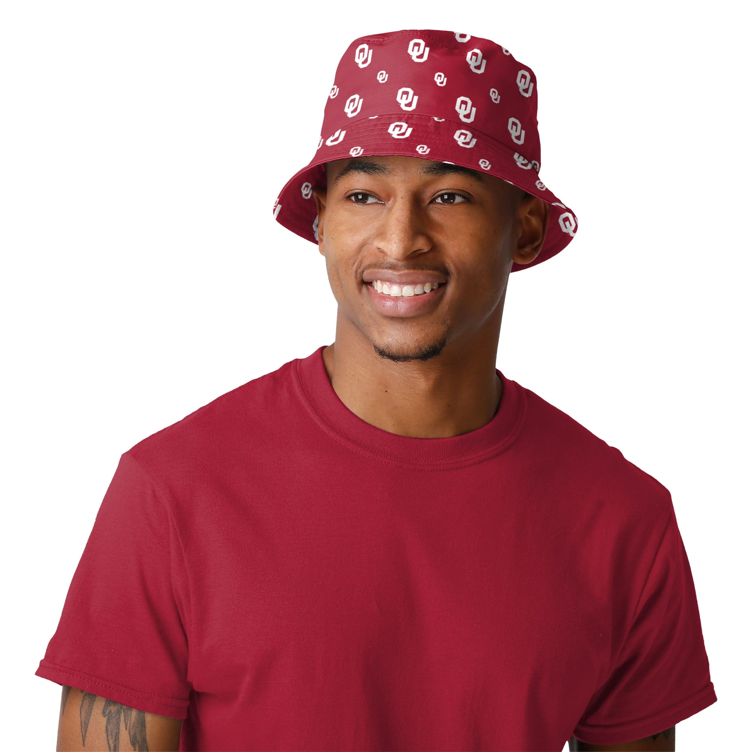 Oklahoma Sooners NCAA Mini Print Bucket Hat - Image 2