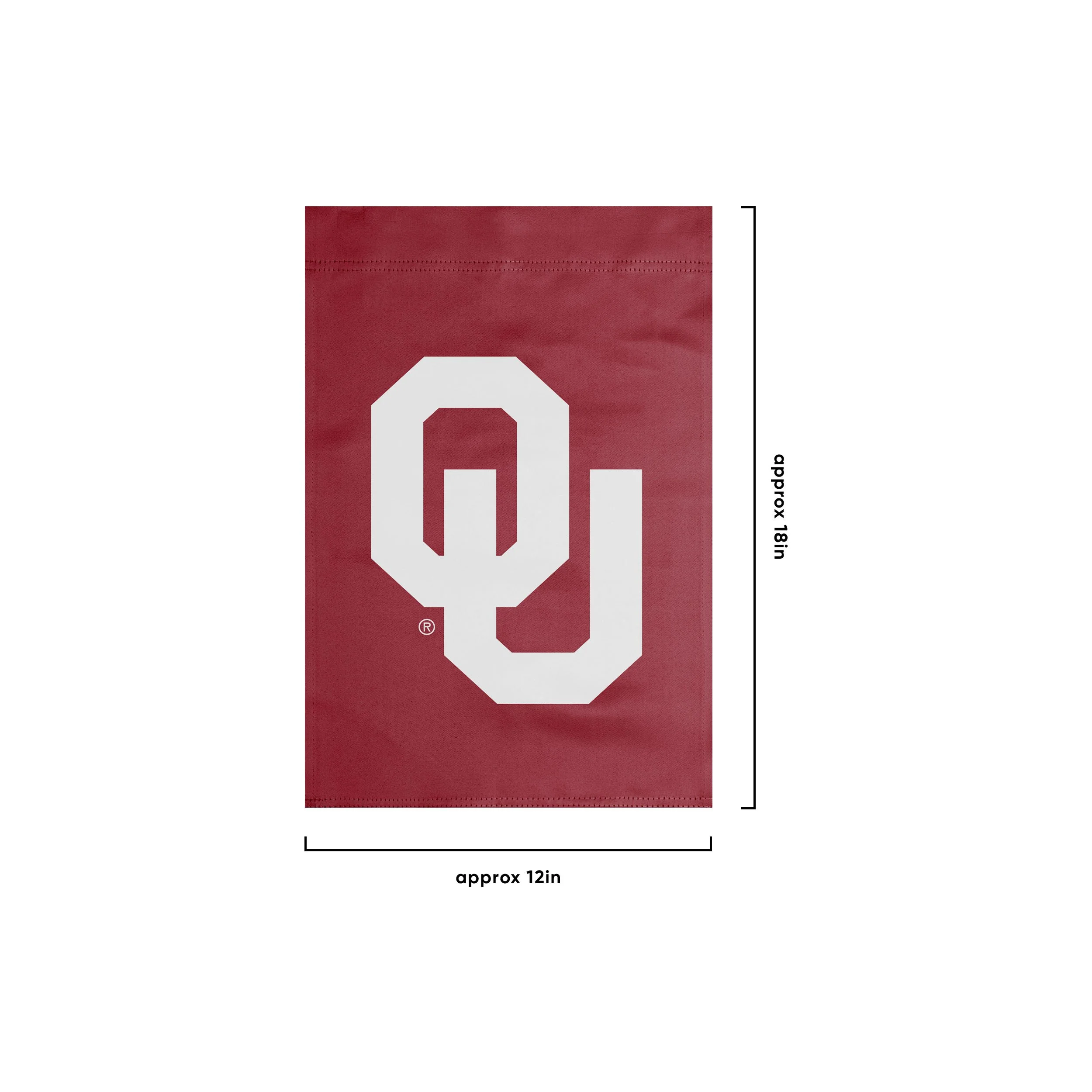 Oklahoma Sooners NCAA Solid Garden Flag - Image 3