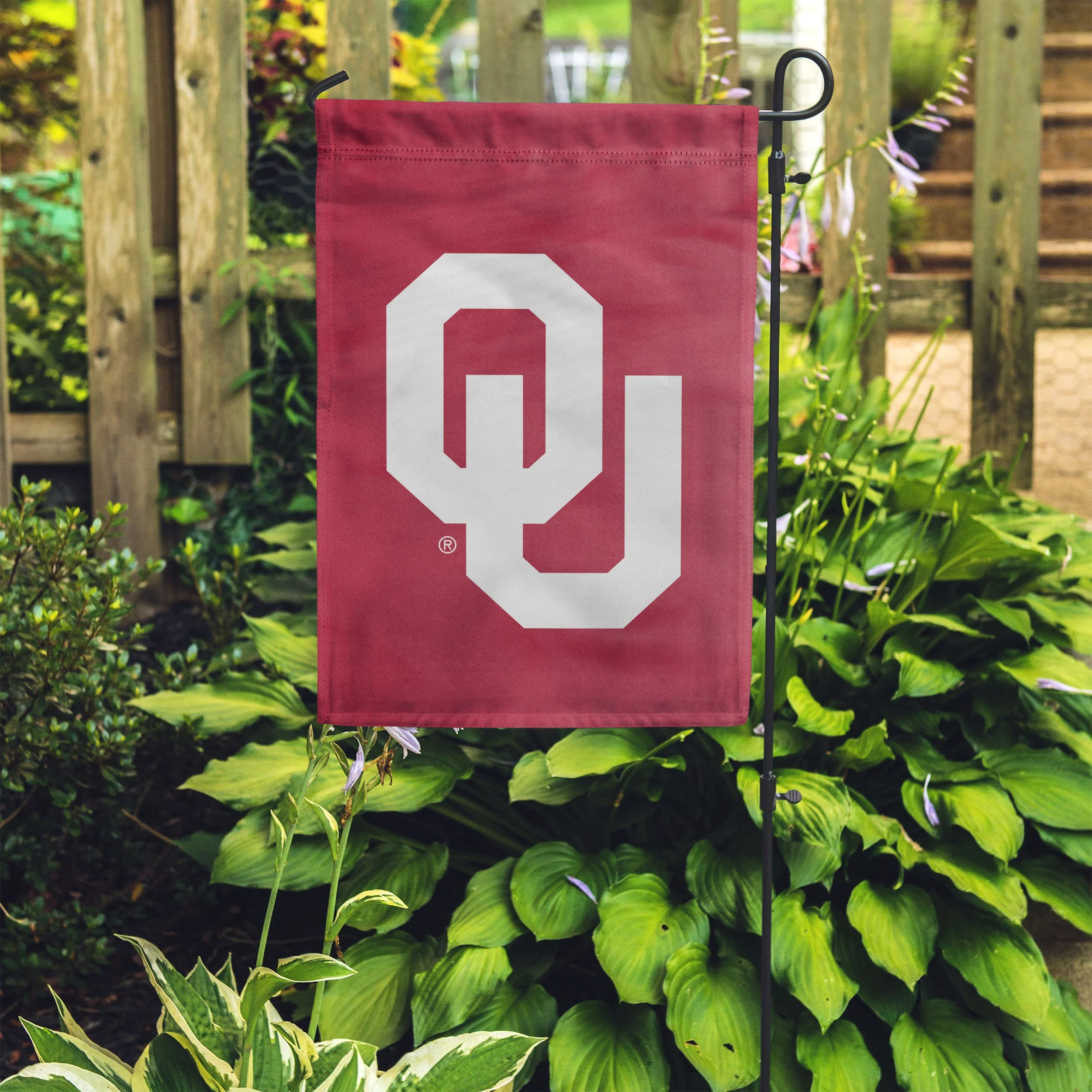 Oklahoma Sooners NCAA Solid Garden Flag - Image 4