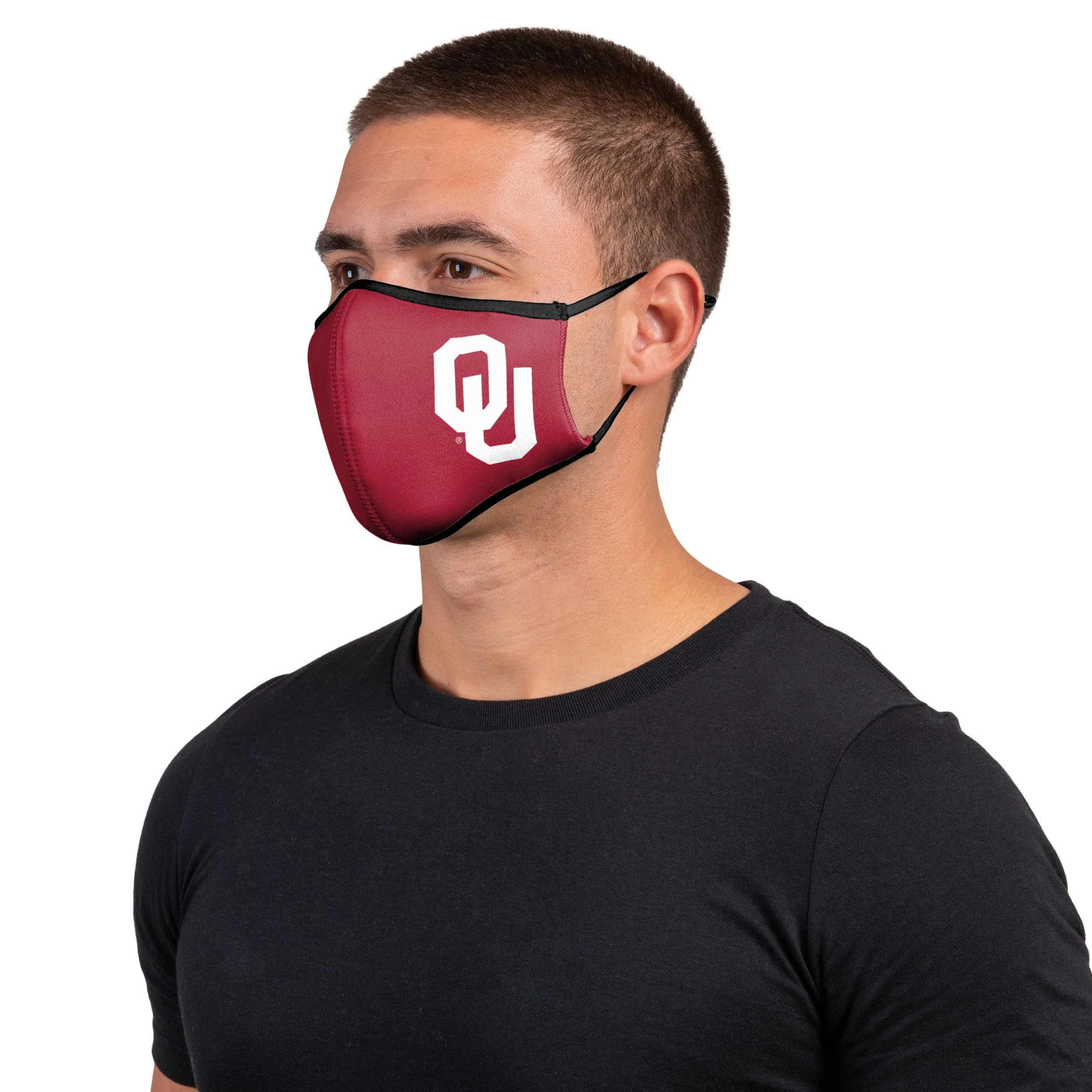 Oklahoma Sooners NCAA Sport 3 Pack Face Cover - Image 2