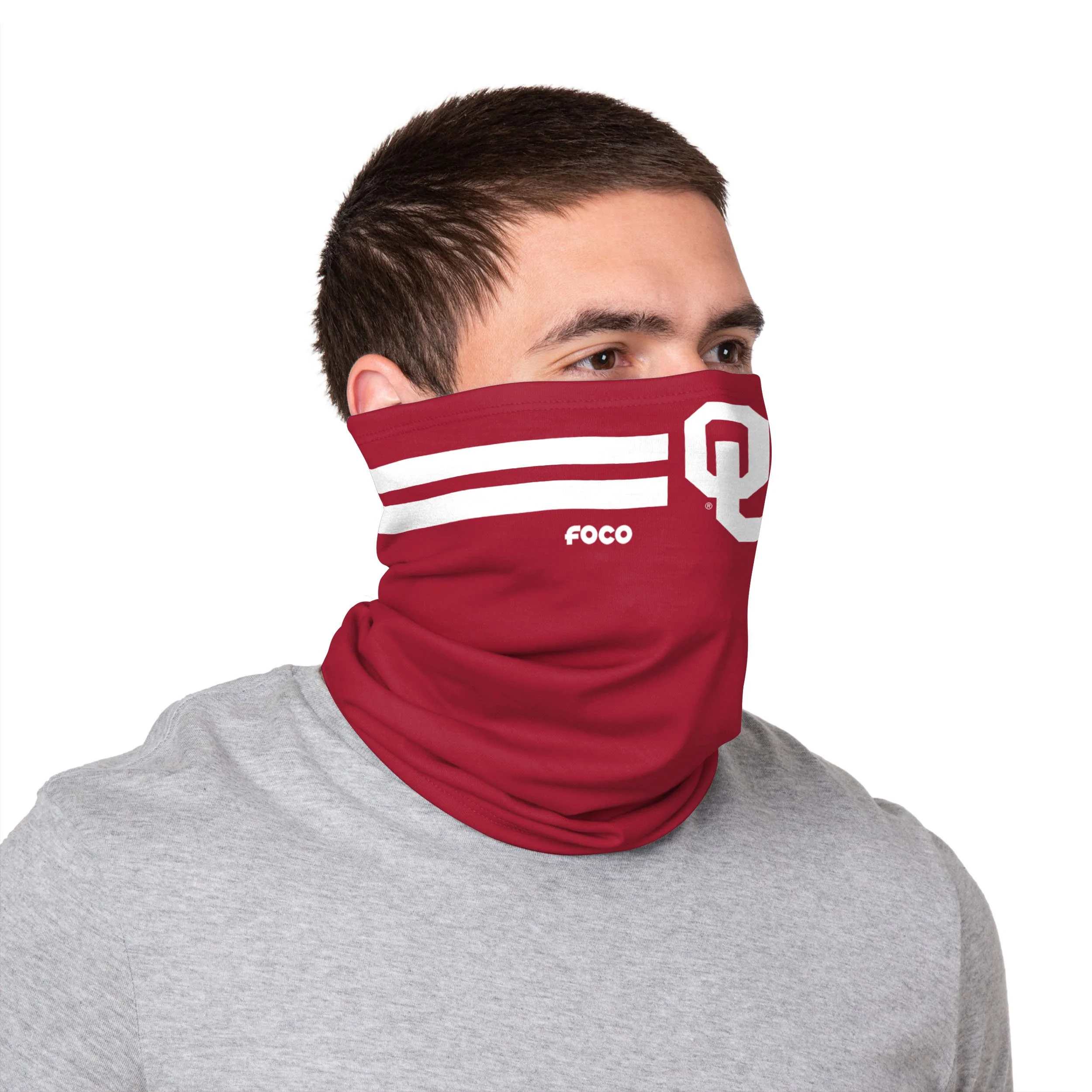 Oklahoma Sooners NCAA Stitched 2 Pack Gaiter Scarf - Image 3