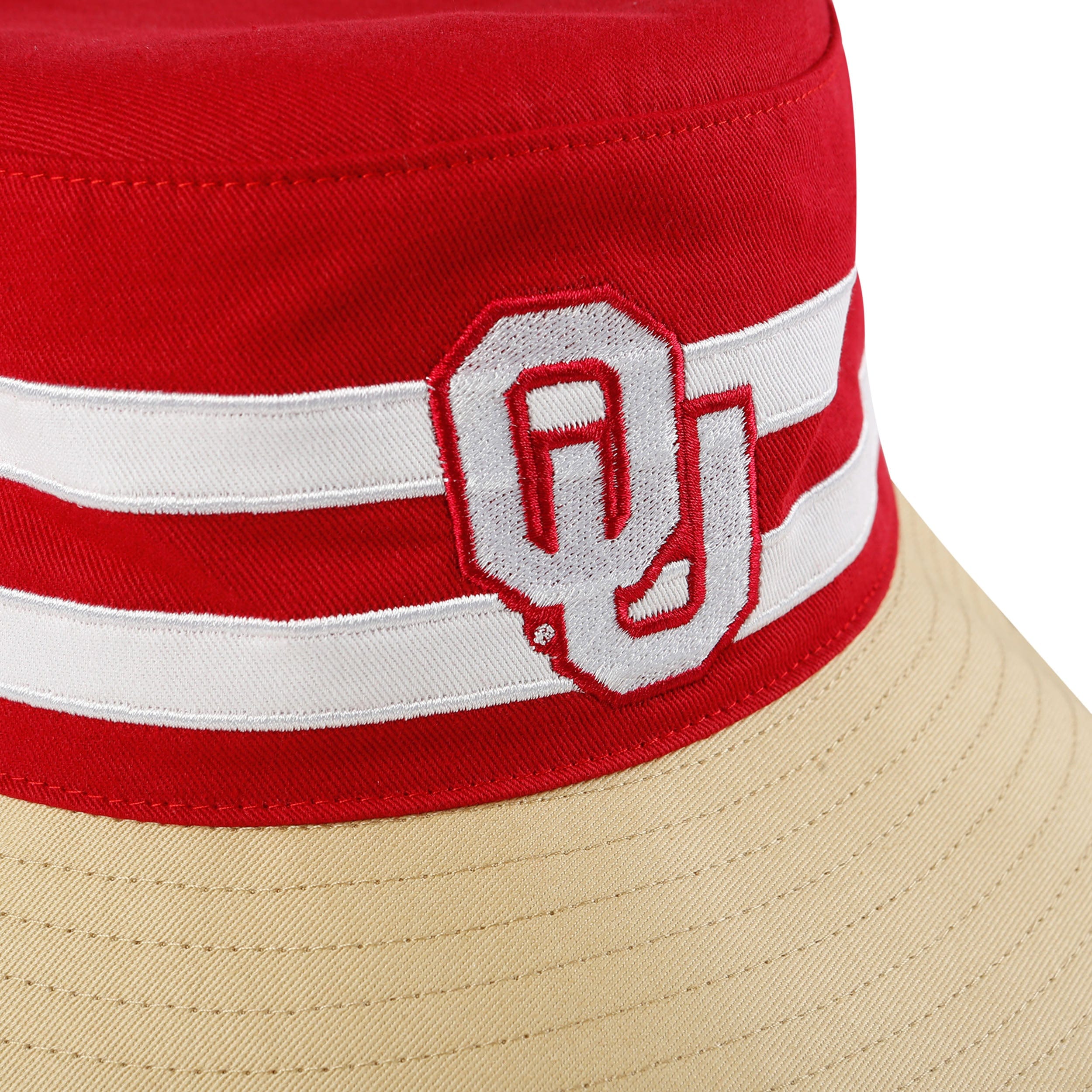 Oklahoma Sooners NCAA Team Stripe Bucket Hat - Image 3