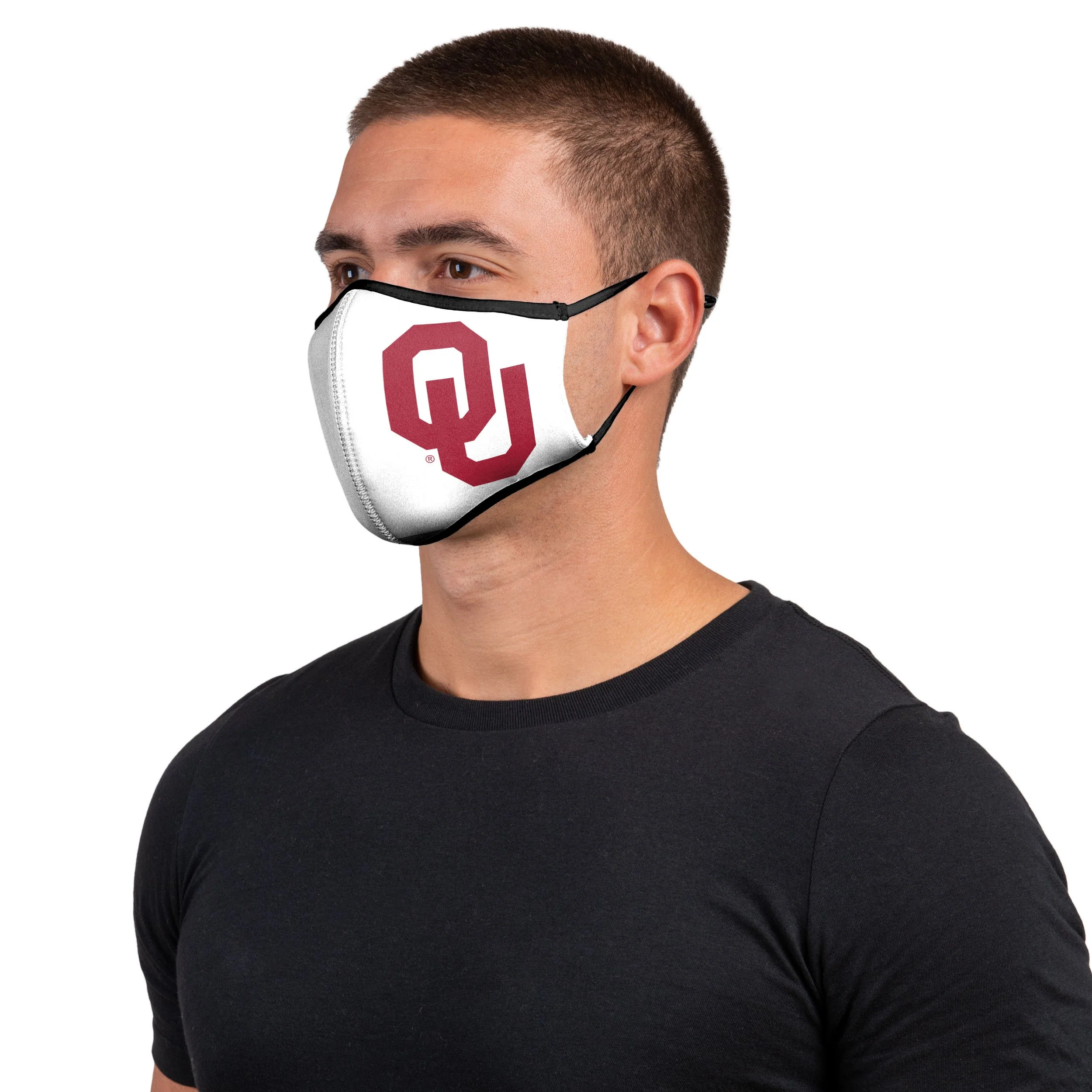 Oklahoma Sooners NCAA Thematic Sport 3 Pack Face Cover - Image 2