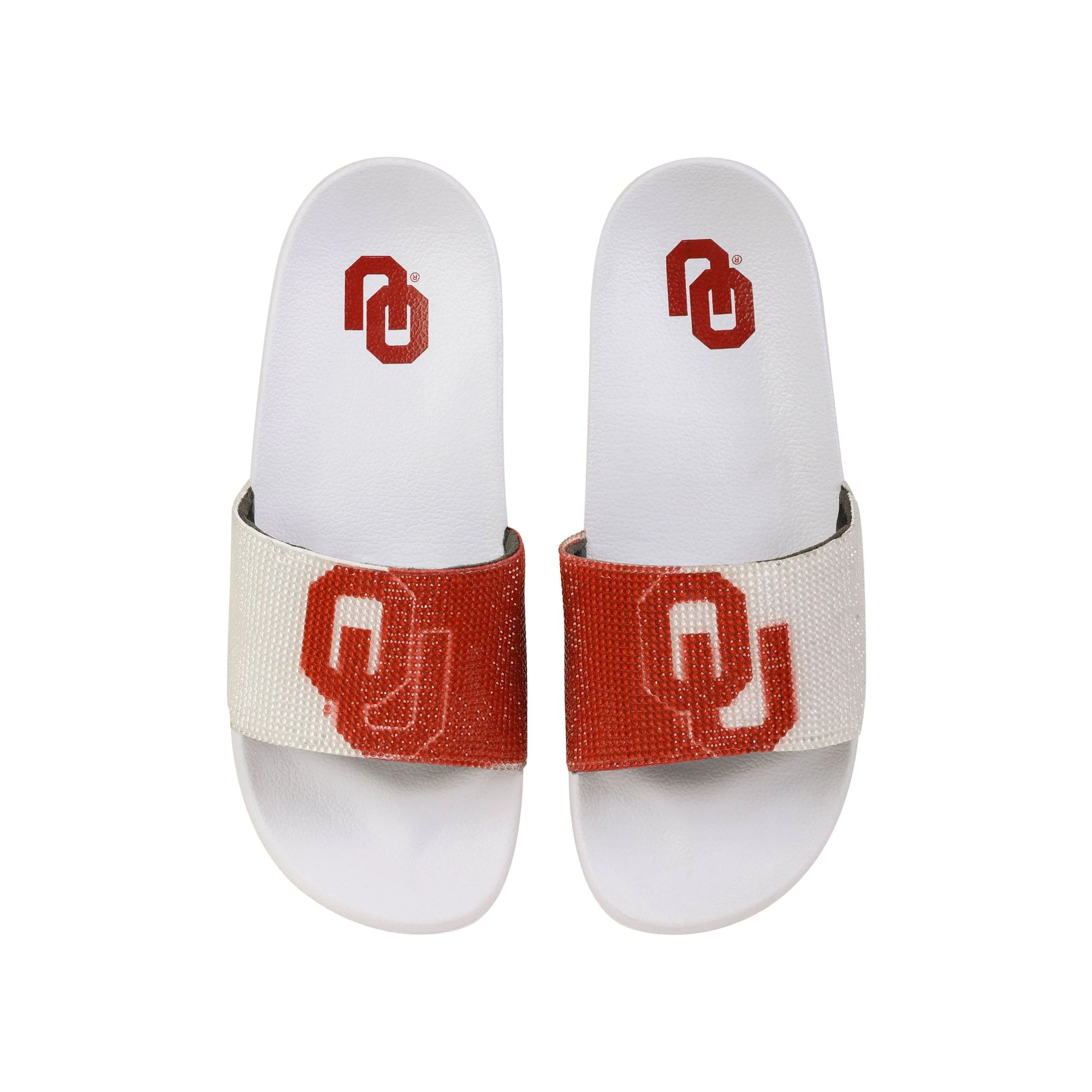 Oklahoma Sooners NCAA Womens Big Logo Shimmer Slide - Image 2