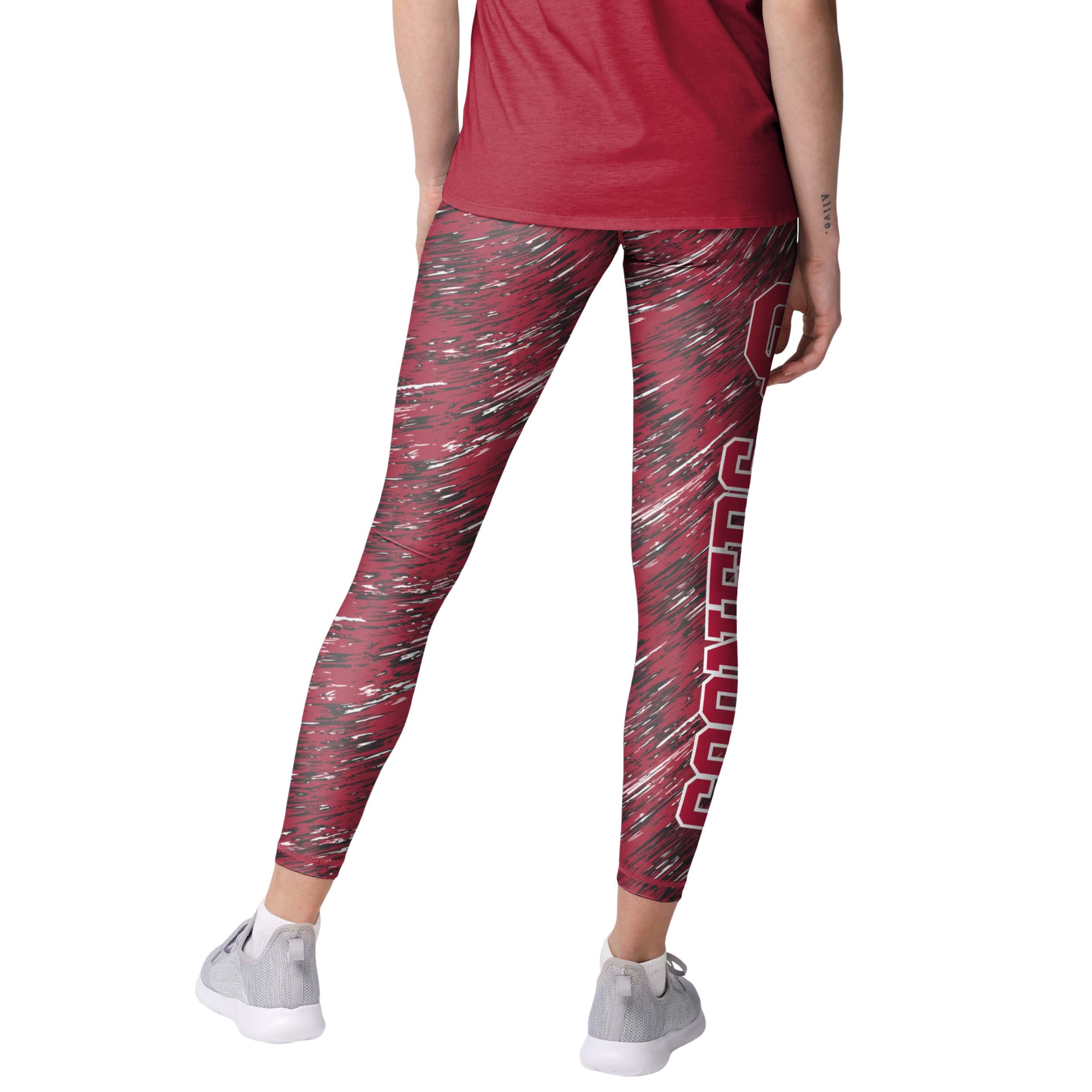 Oklahoma Sooners NCAA Womens Static Rain Leggings - Image 2