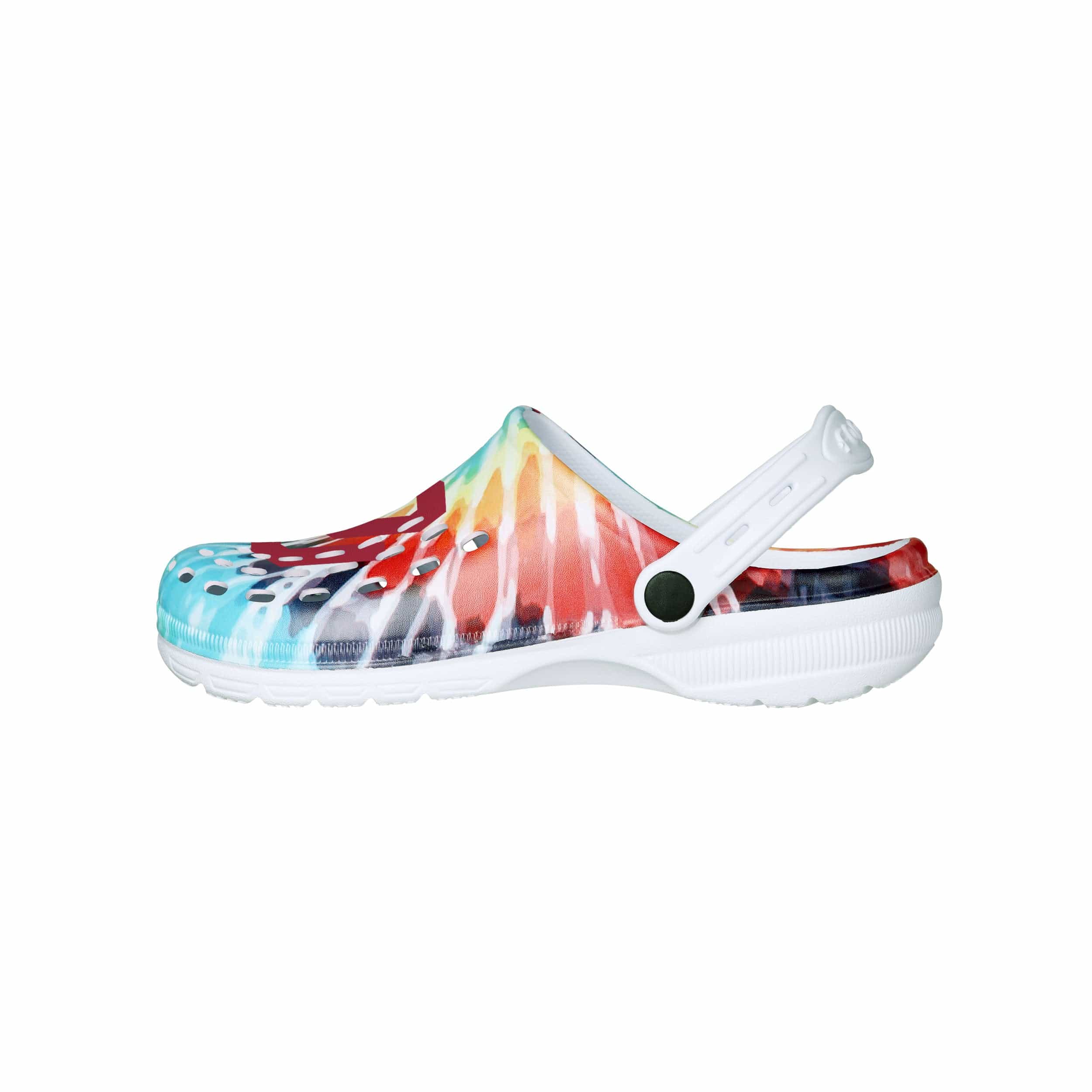 Oklahoma Sooners NCAA Womens Tie-Dye Clog With Strap - Image 2