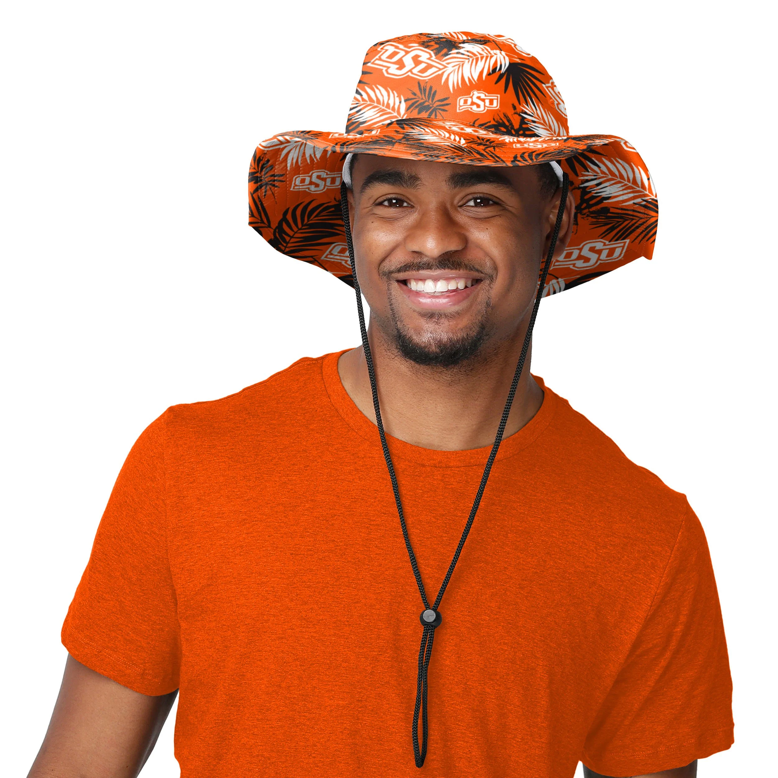 Oklahoma State Cowboys NCAA Floral Boonie Hat - Image 2