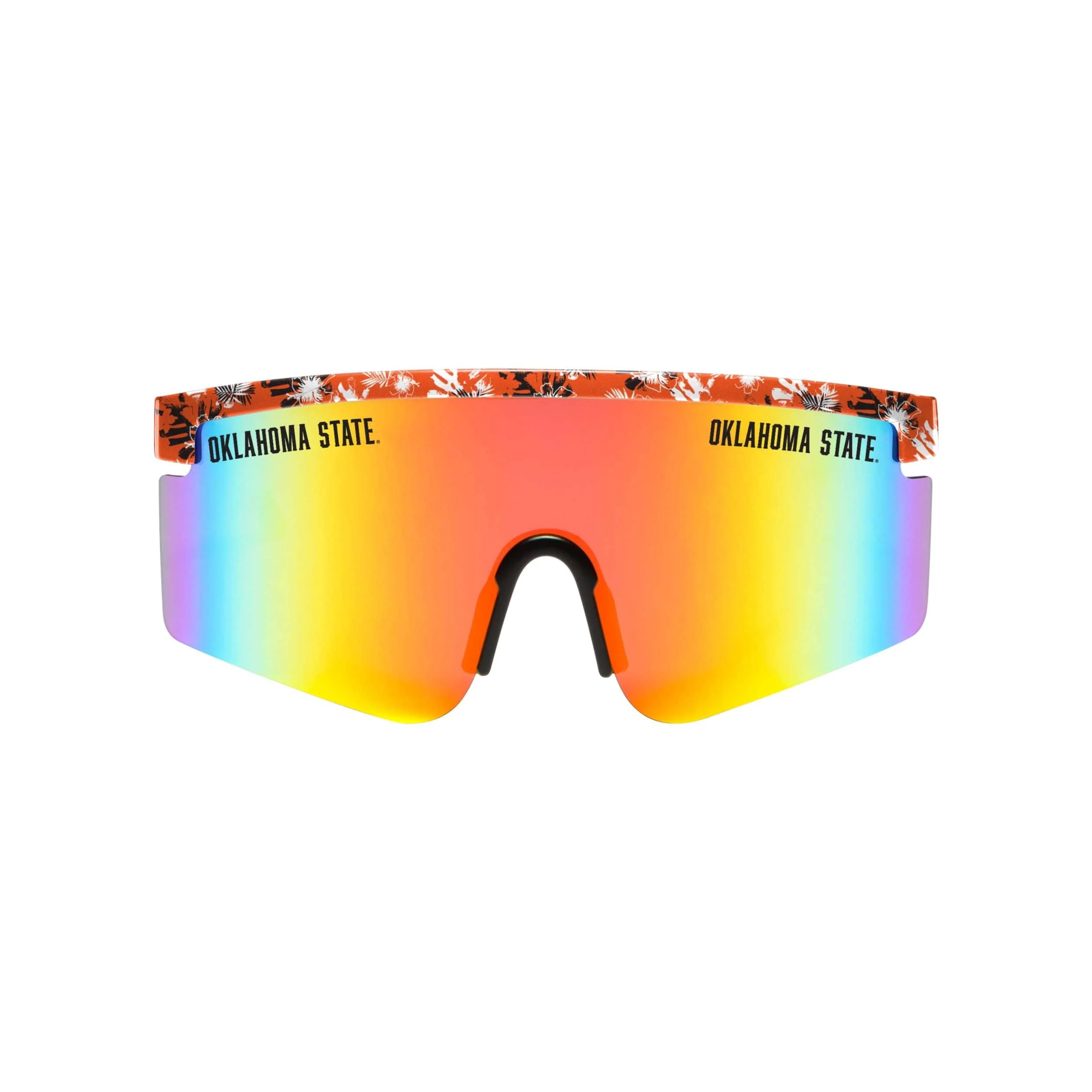 Oklahoma State Cowboys NCAA Floral Large Frame Sunglasses - Image 2