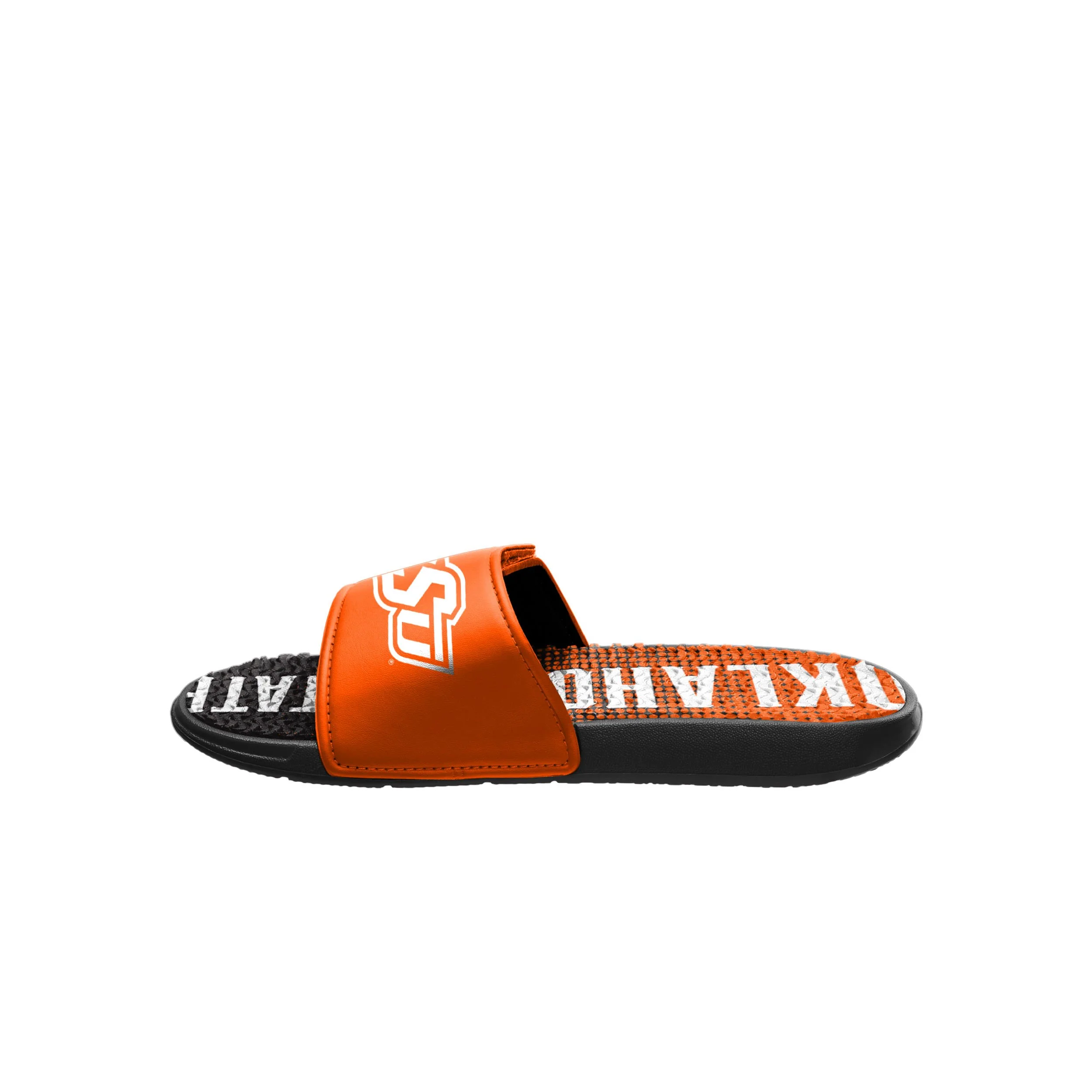 Oklahoma State Cowboys NCAA Mens Gradient Wordmark Gel Slide - Image 4