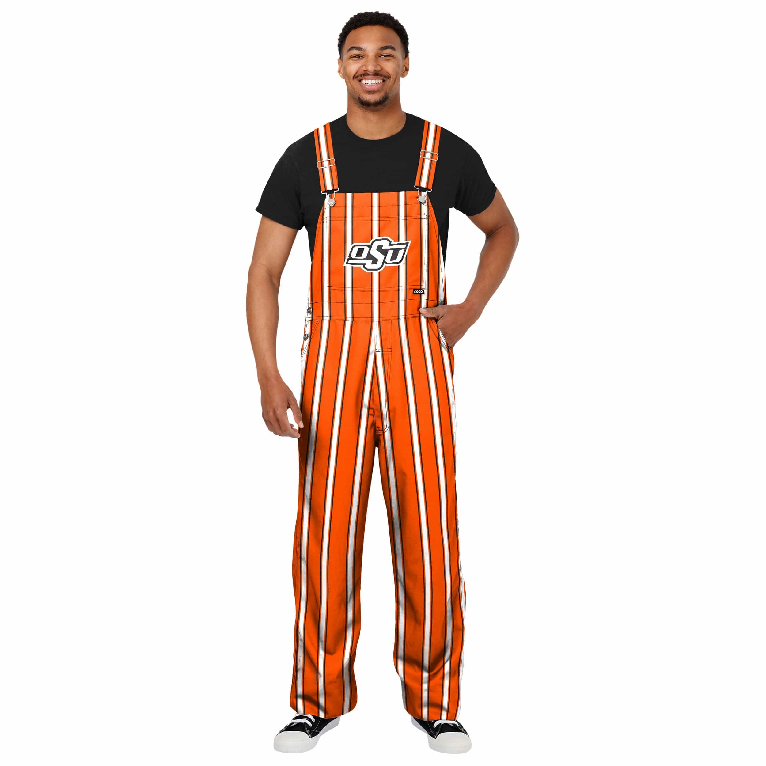 Oklahoma State Cowboys NCAA Mens Sideline Spirit Bib Overalls