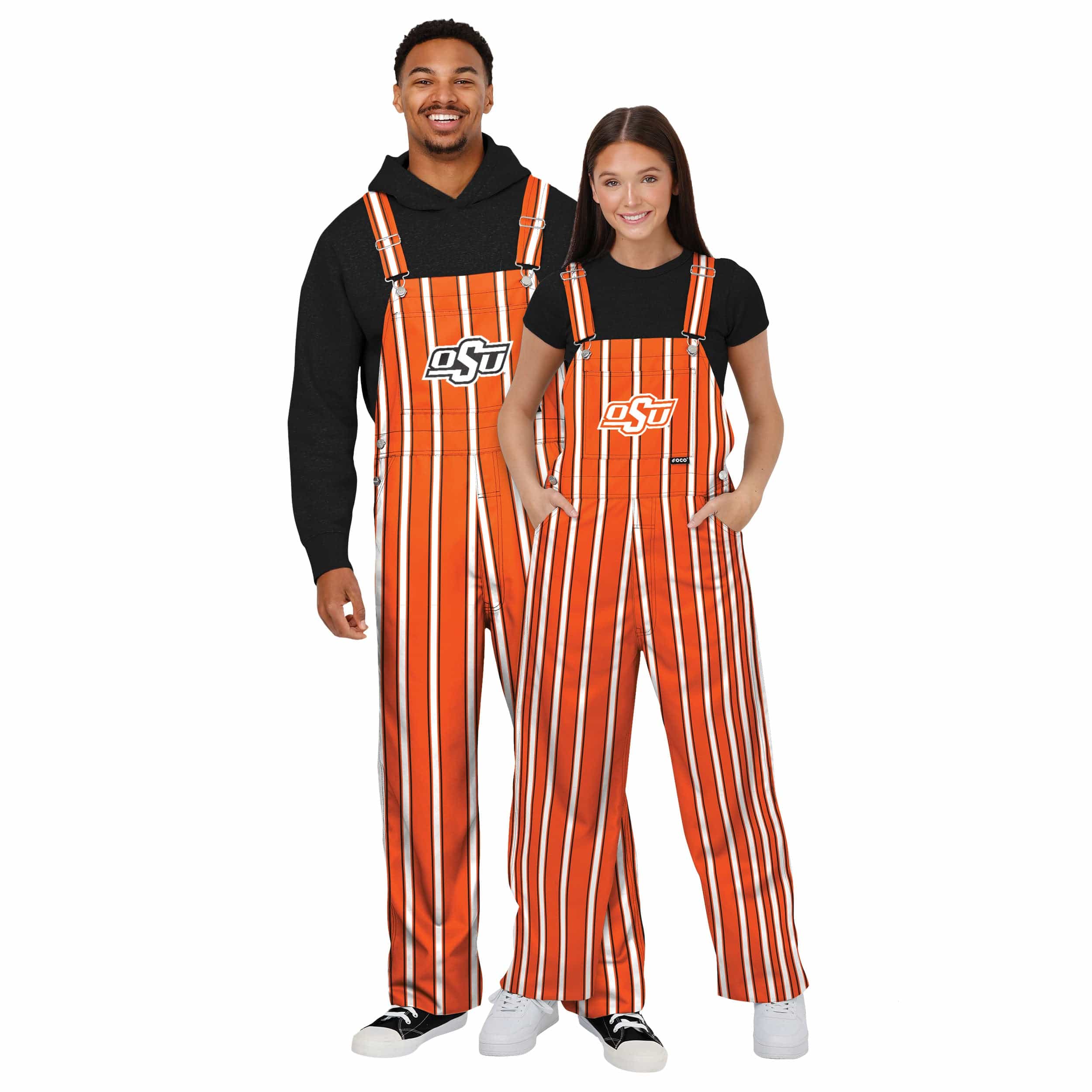 Oklahoma State Cowboys NCAA Mens Sideline Spirit Bib Overalls - Image 3