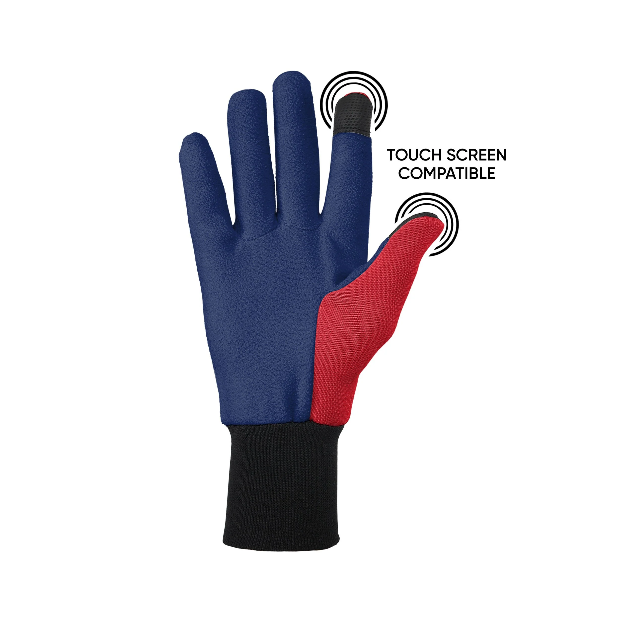Ole Miss Rebels NCAA Colored Texting Utility Gloves - Image 3
