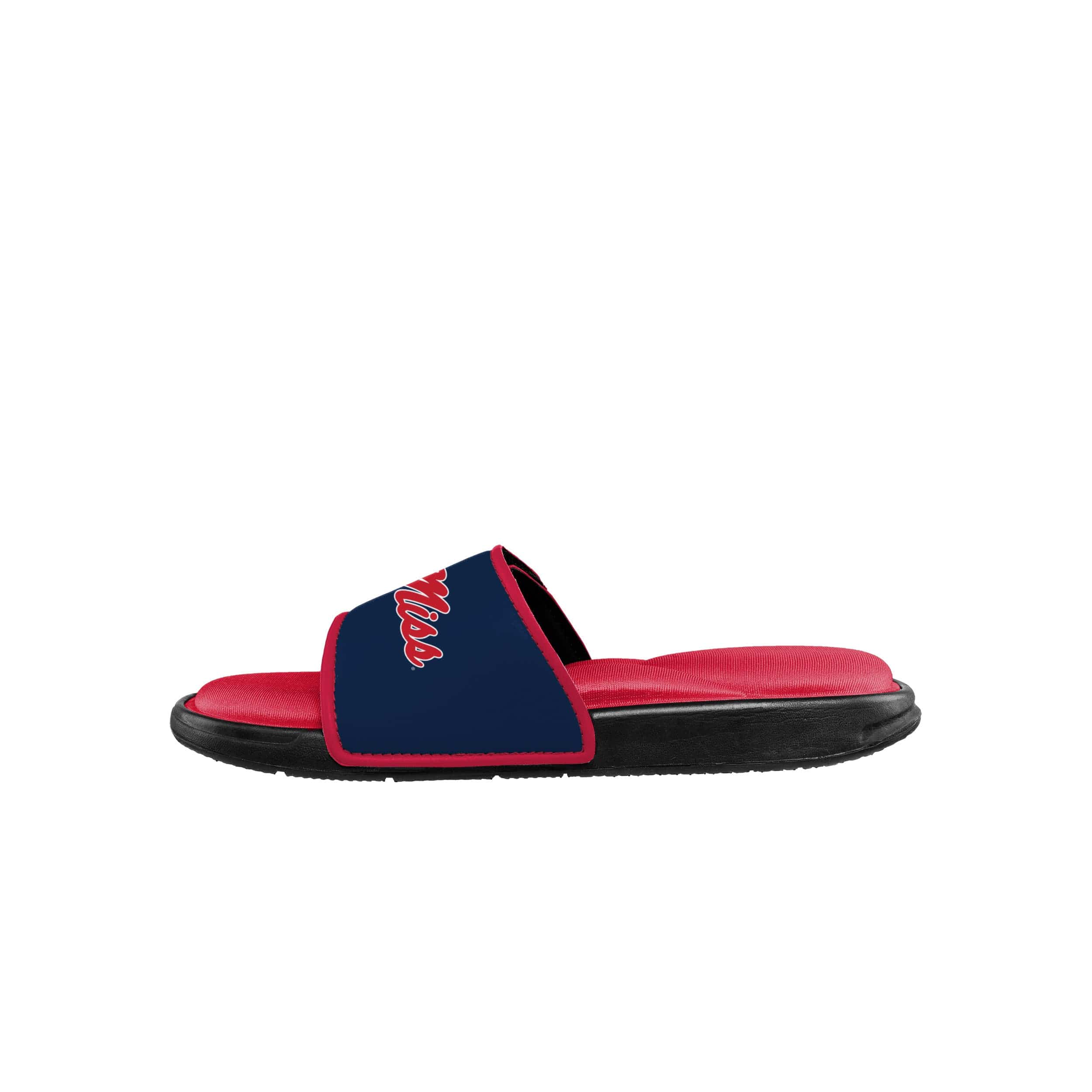 Ole Miss Rebels NCAA Mens Foam Sport Slide Sandals - Image 2