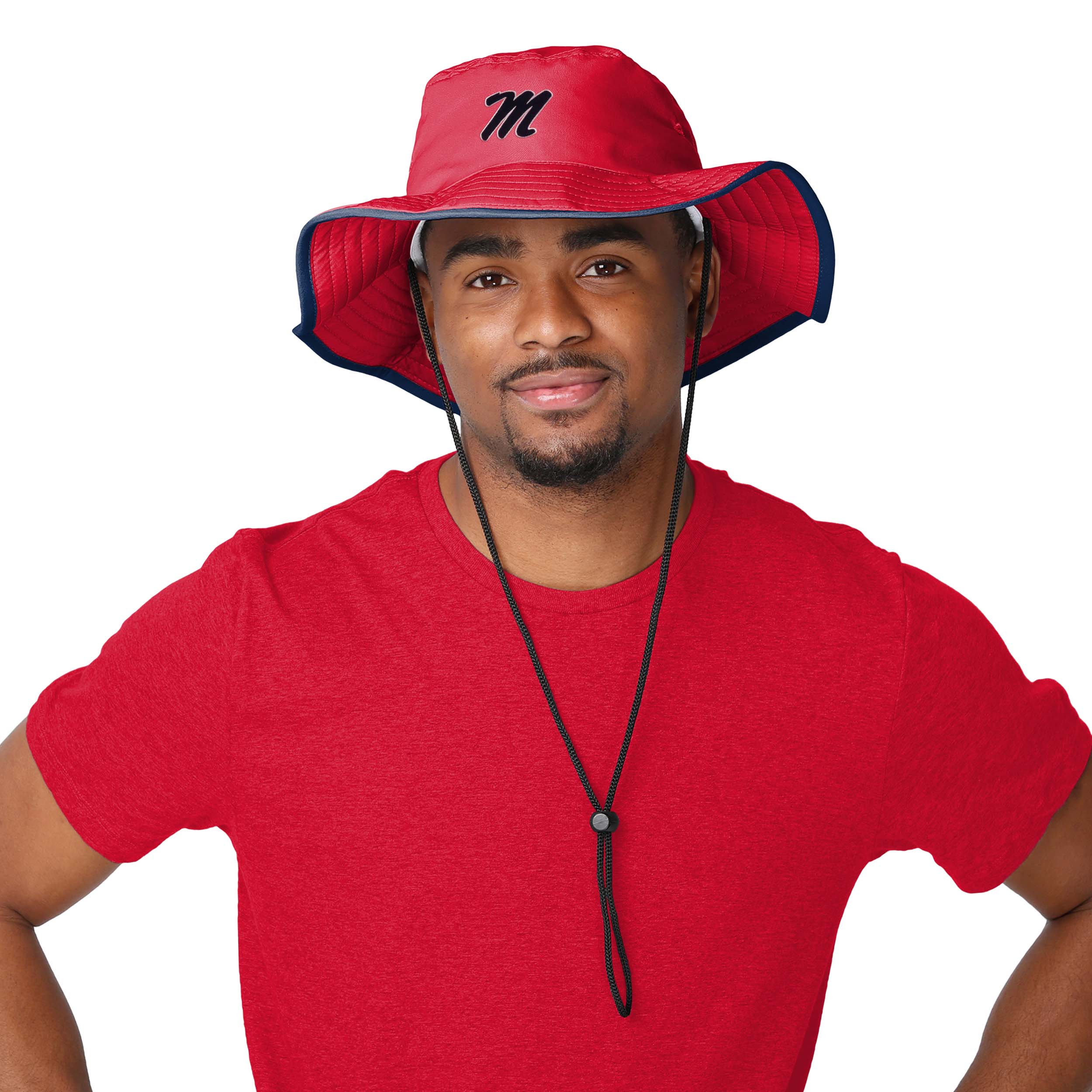 Ole Miss Rebels NCAA Solid Boonie Hat - Image 2