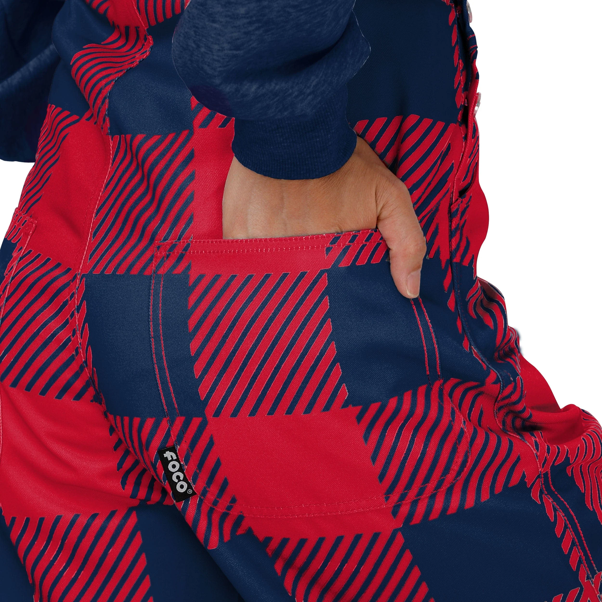 Ole Miss Rebels NCAA Womens Plaid Bib Overalls - Image 6