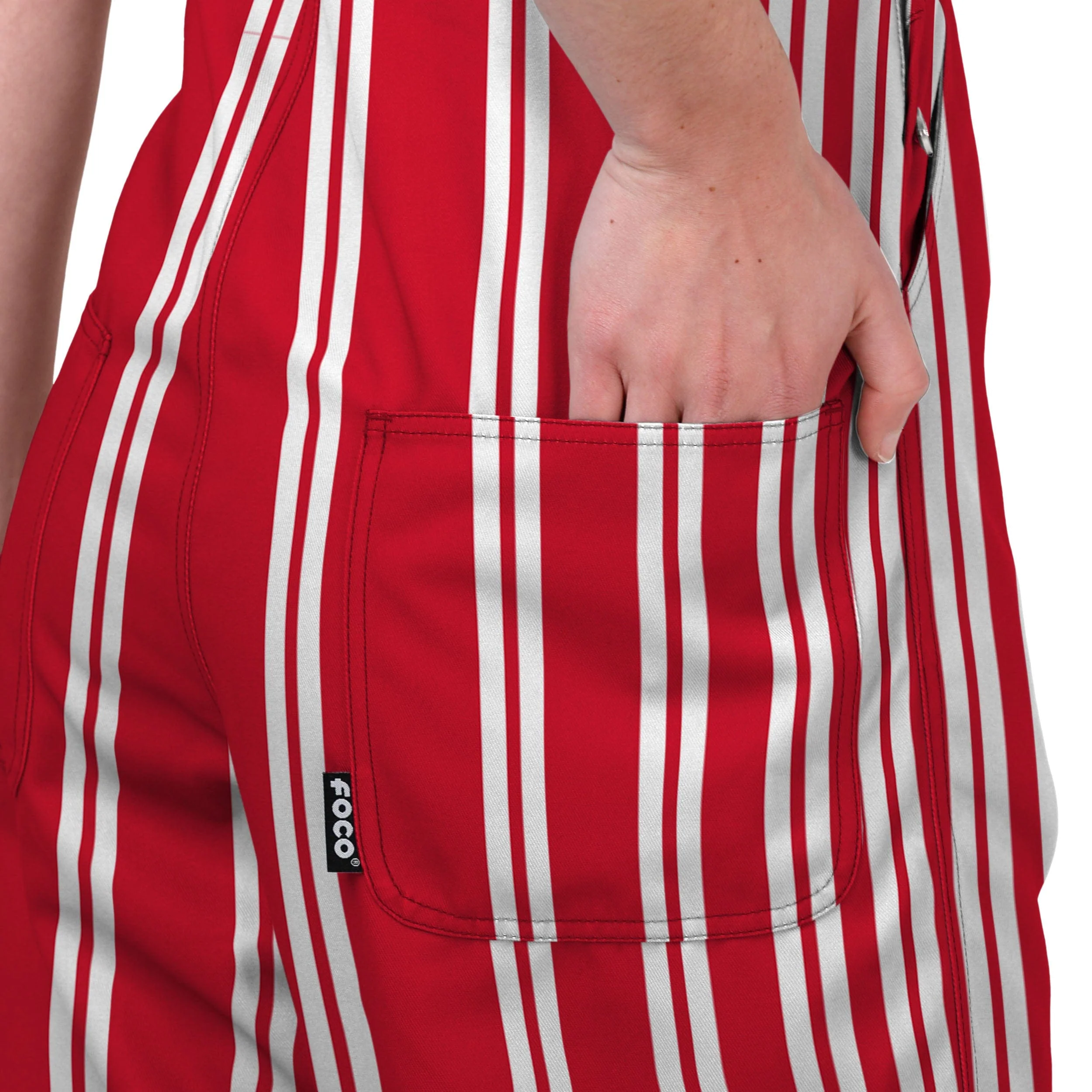 Ole Miss Rebels NCAA Womens Sideline Spirit Bib Overalls - Image 6
