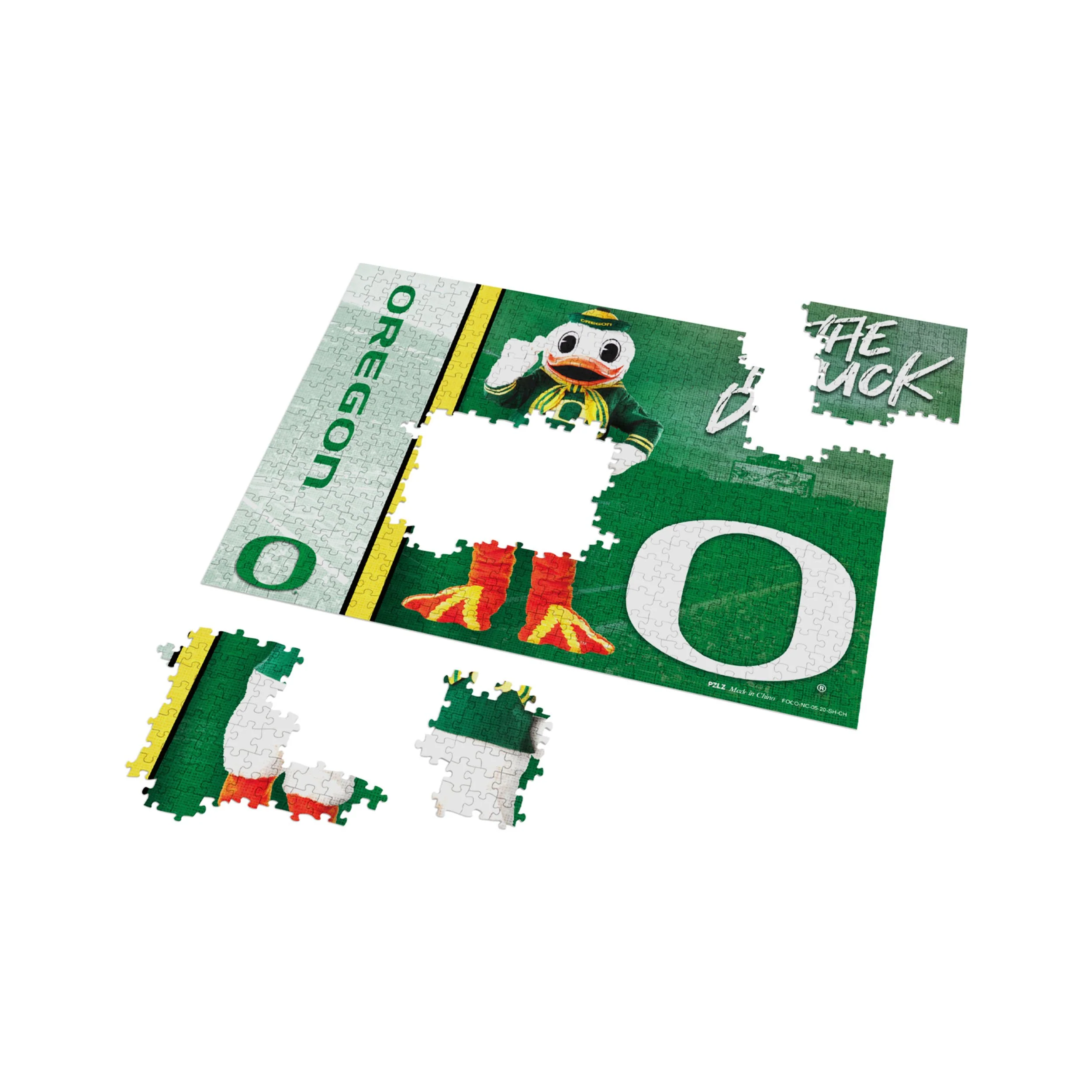 Oregon Ducks NCAA 500 Piece Jigsaw Puzzle PZLZ Mascot - The Duck - Image 3
