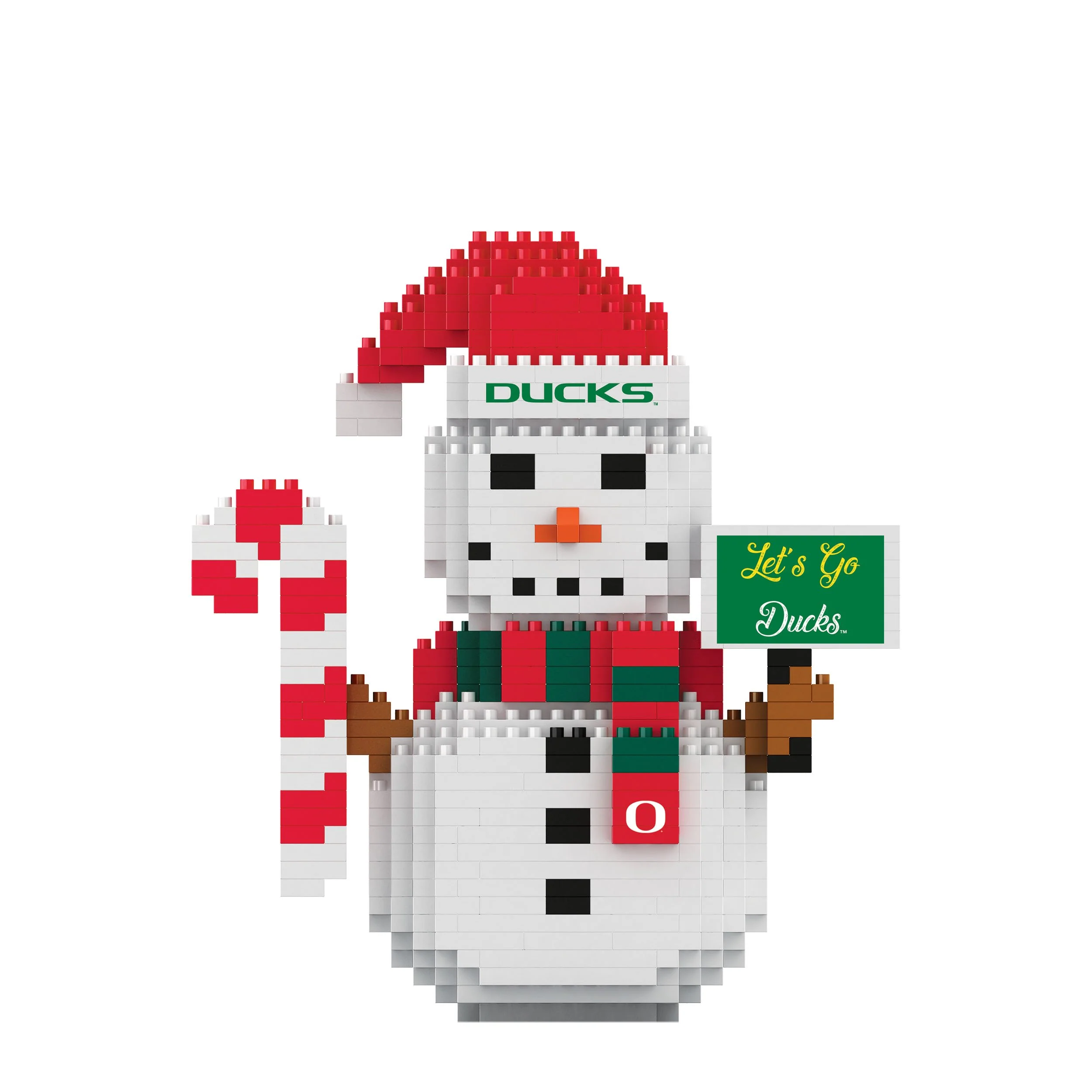 Oregon Ducks NCAA BRXLZ Snowman - Image 2