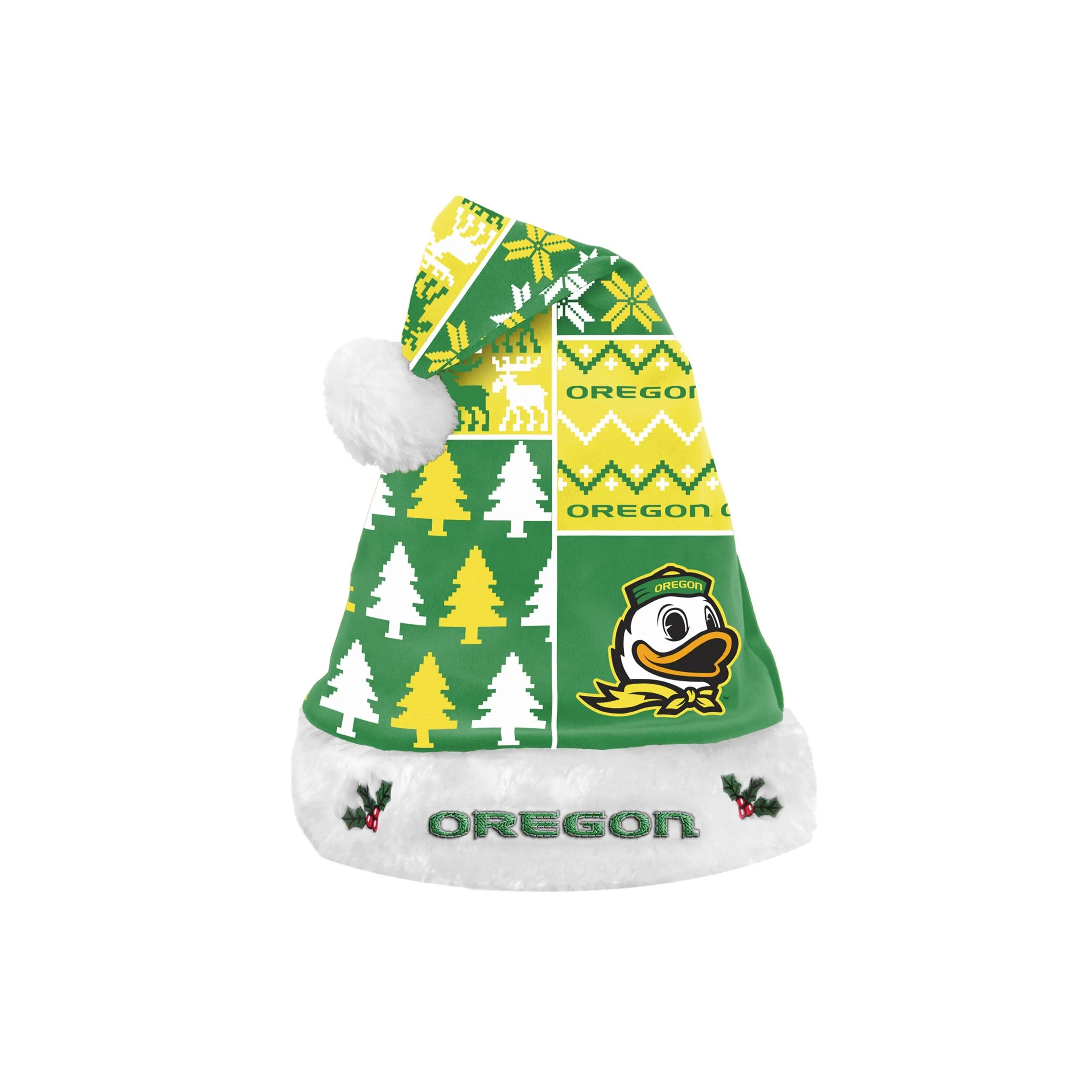Oregon Ducks NCAA Busy Block Family Holiday Pajamas - Image 7
