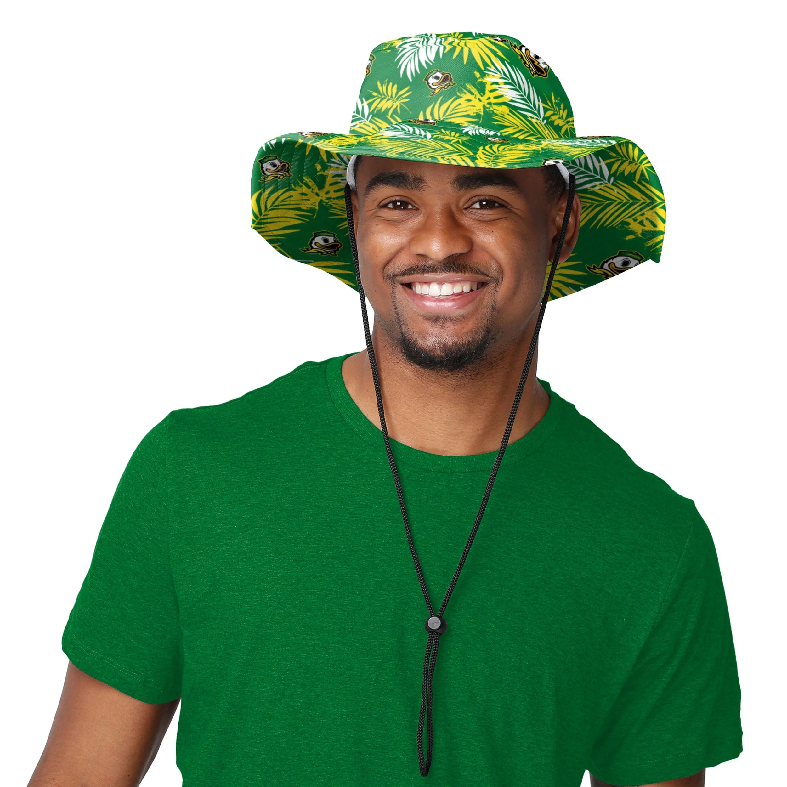 Oregon Ducks NCAA Floral Boonie Hat - Image 2