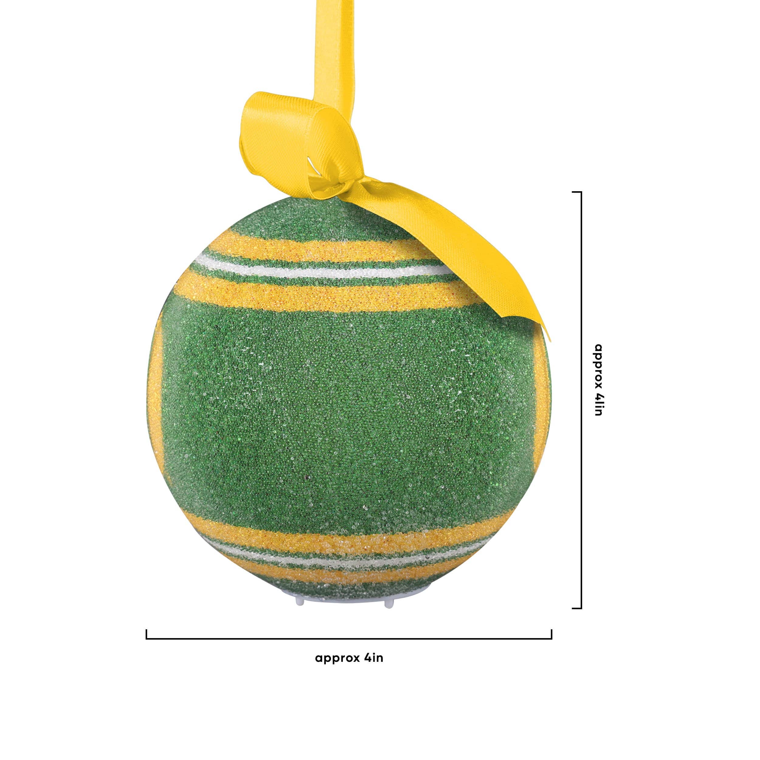 Oregon Ducks NCAA LED Shatterproof Ball Ornament - Image 4