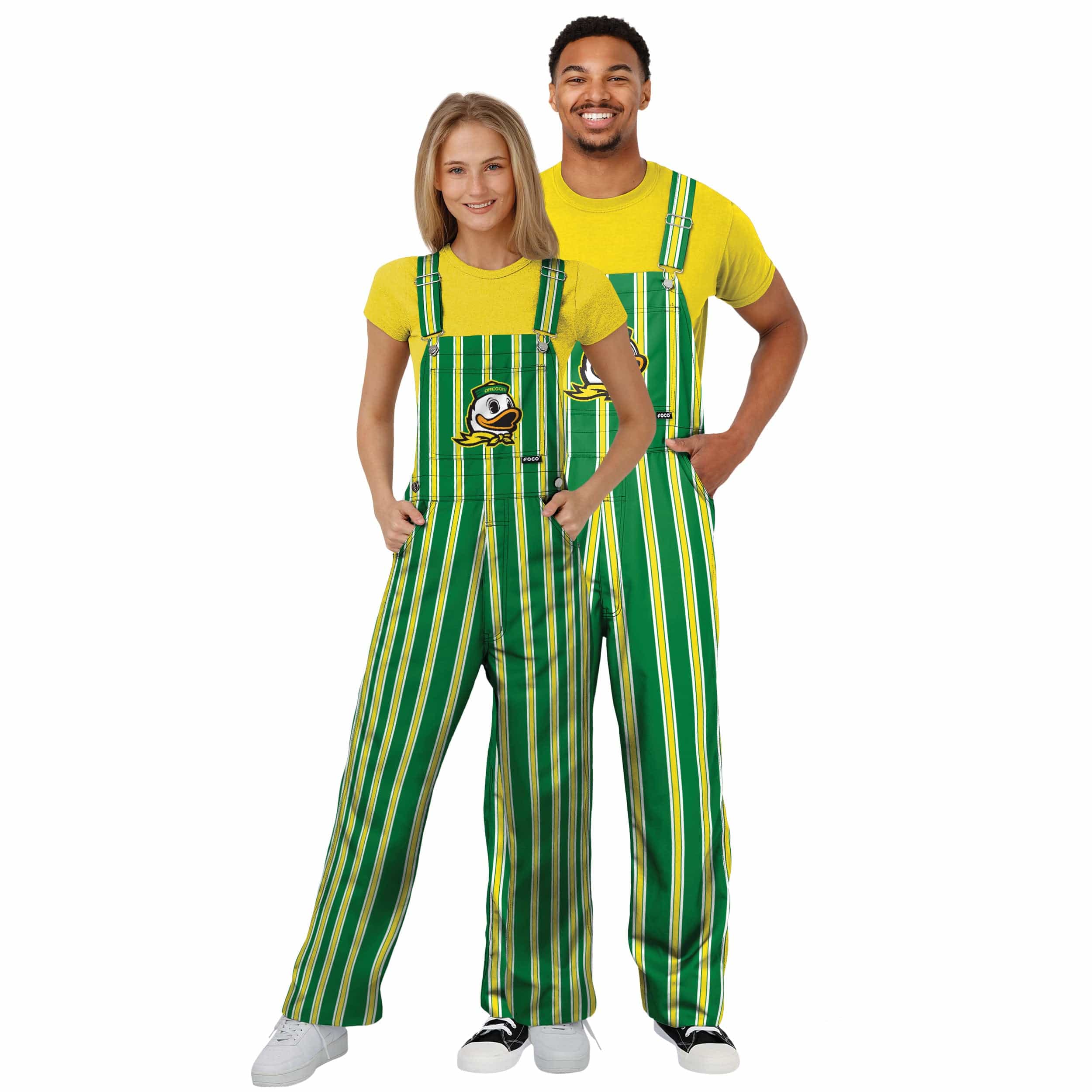 Oregon Ducks NCAA Mens Sideline Spirit Bib Overalls - Image 3