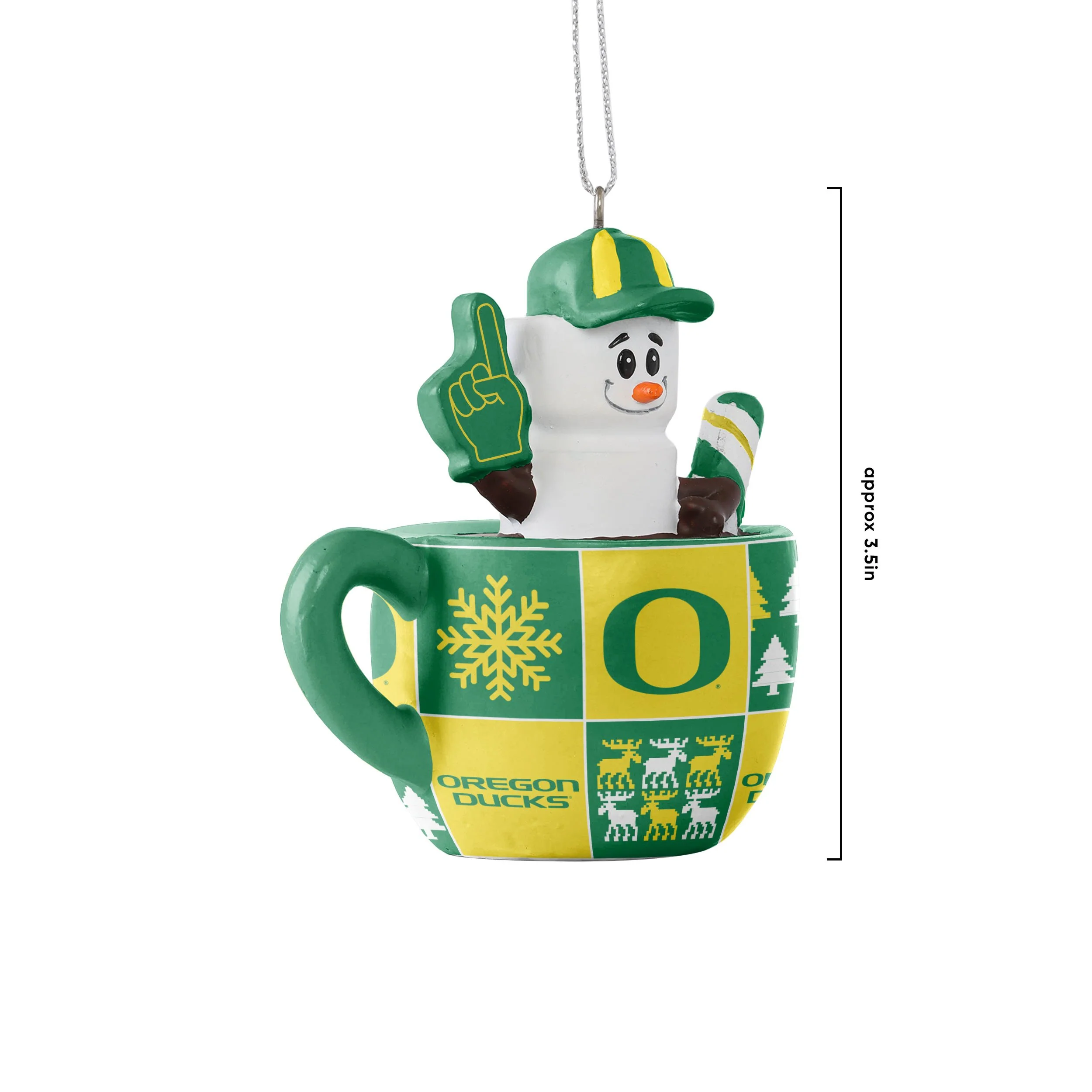 Oregon Ducks NCAA Smores Mug Ornament - Image 3
