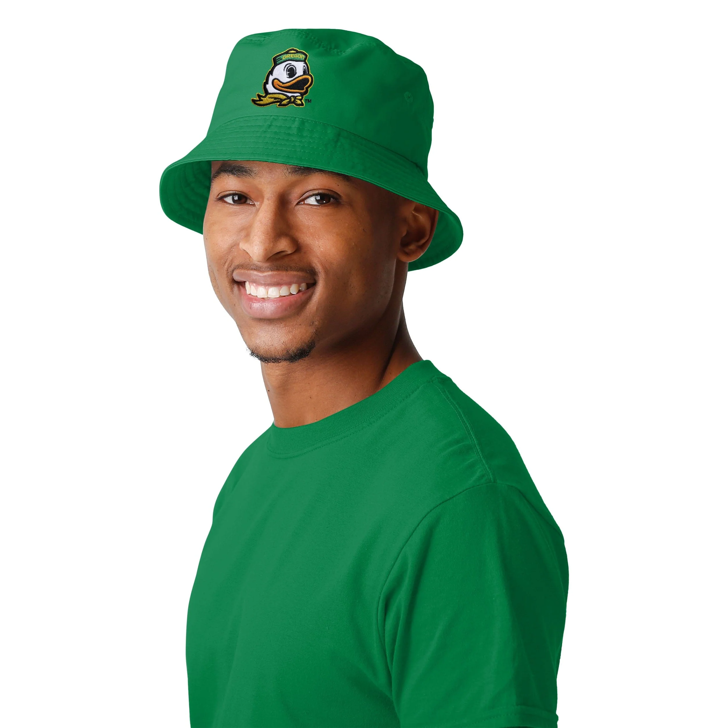 Oregon Ducks NCAA Solid Bucket Hat - Image 2