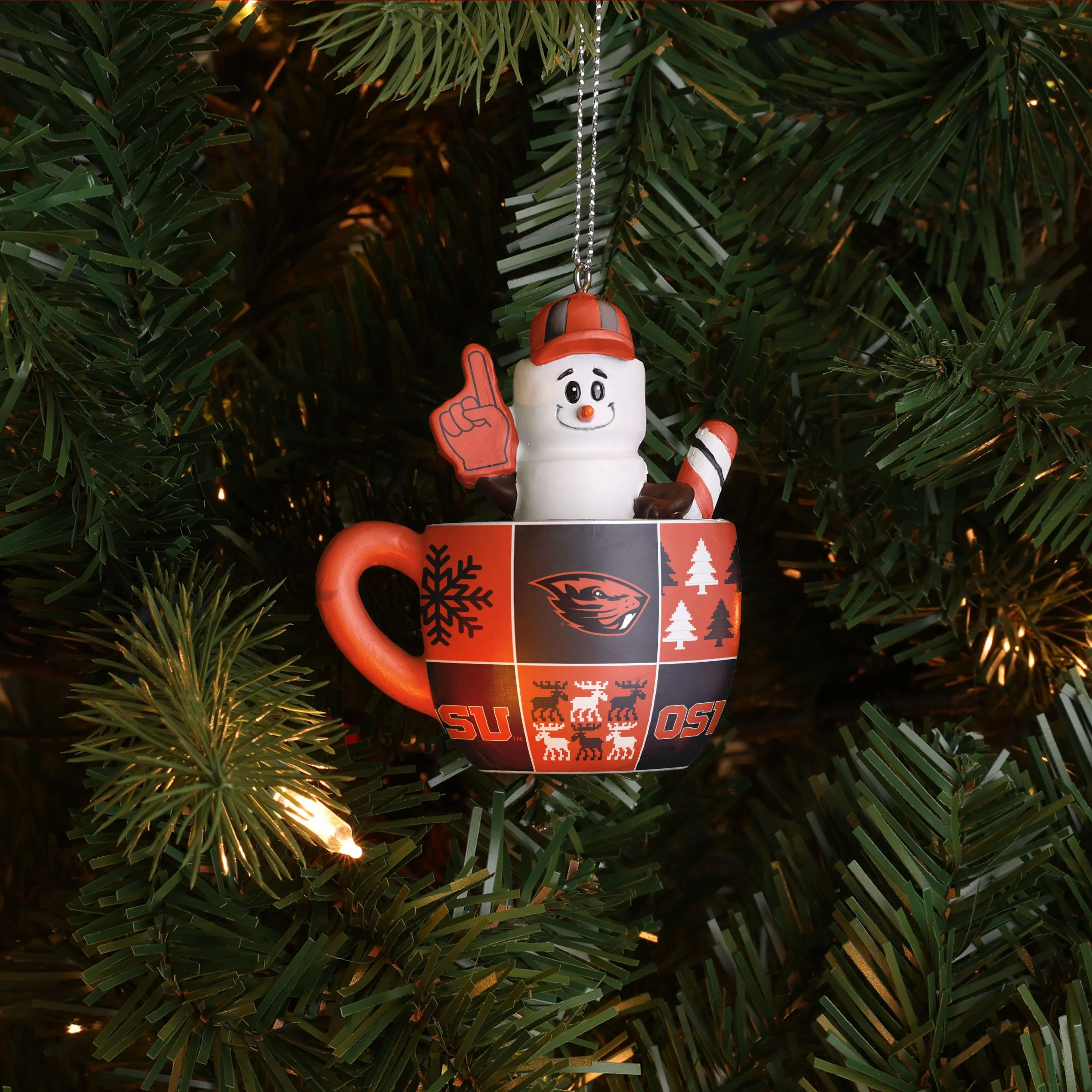 Oregon State Beavers NCAA Smores Mug Ornament - Image 2