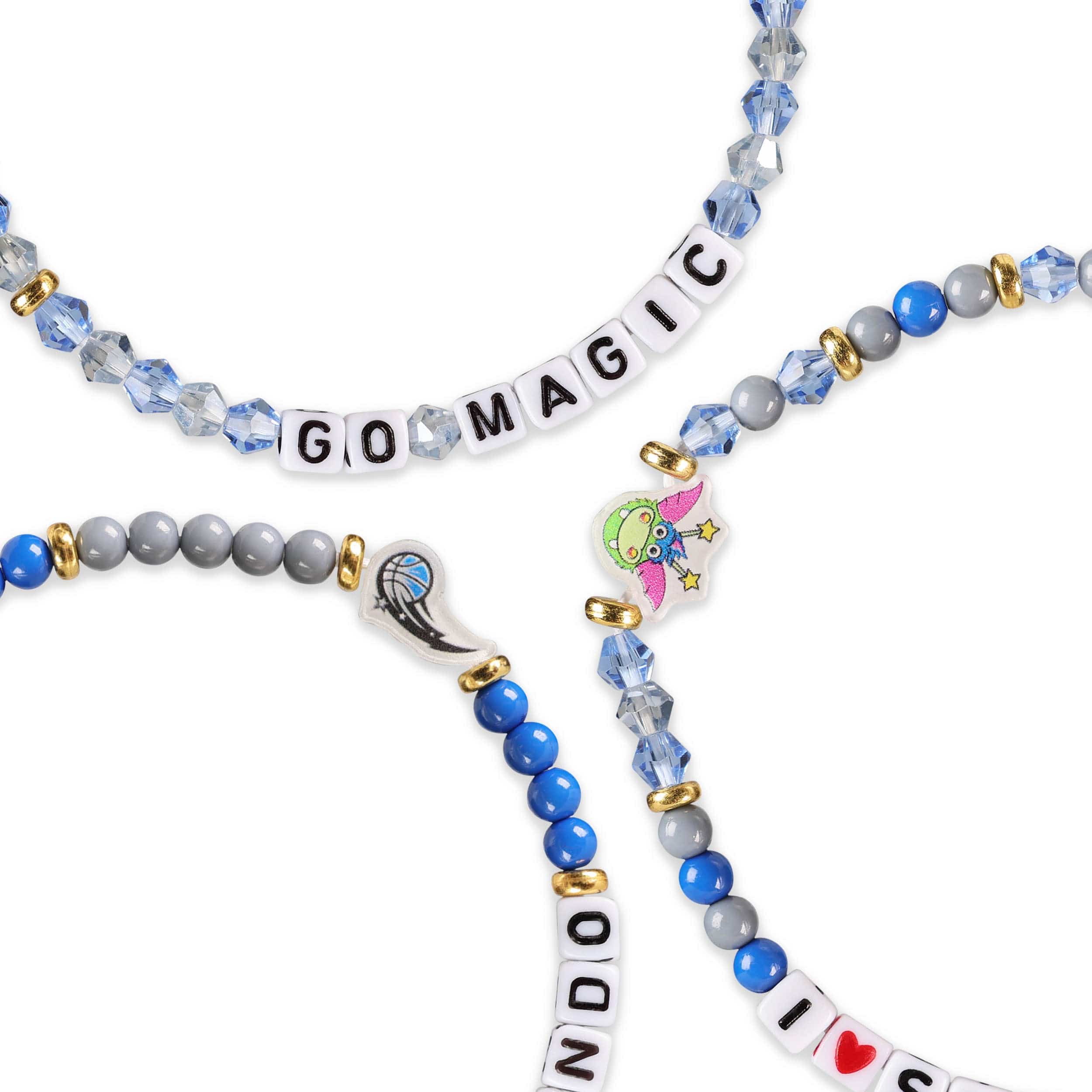 Orlando Magic NBA 3 Pack Friendship Bracelet - Image 2