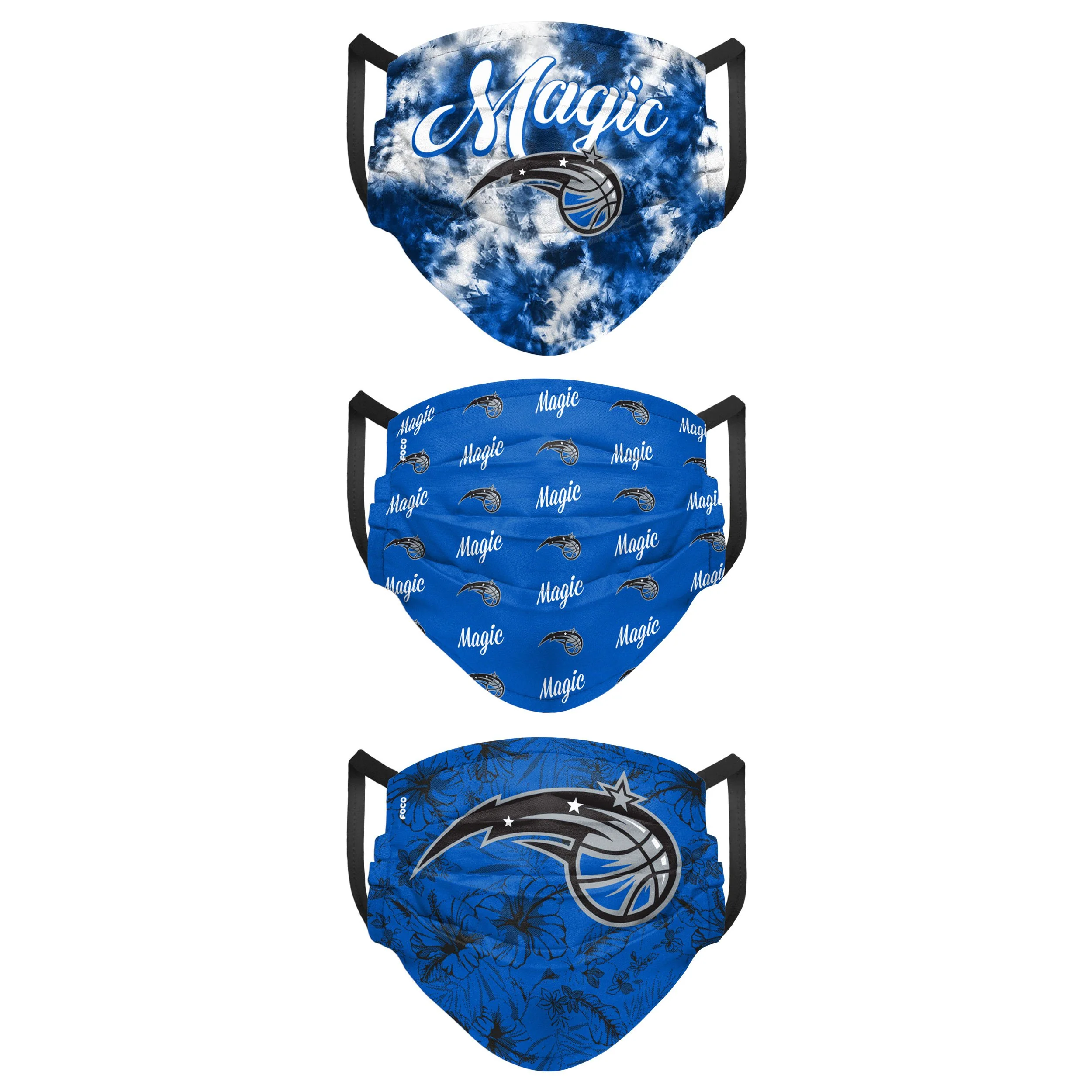 Orlando Magic NBA Womens Matchday 3 Pack Face Cover - Image 2