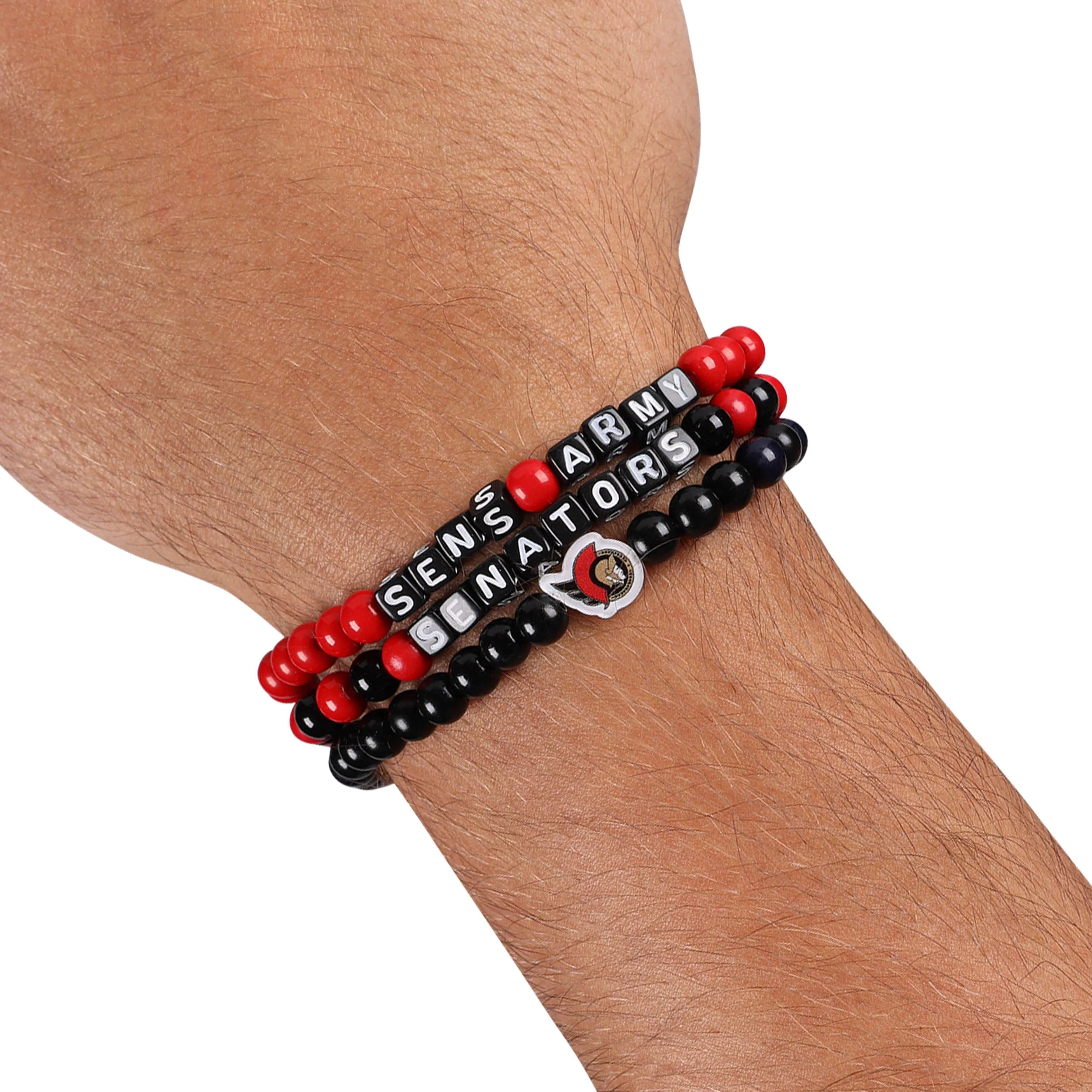 Ottawa Senators NHL 3 Pack Beaded Friendship Bracelet - Image 4