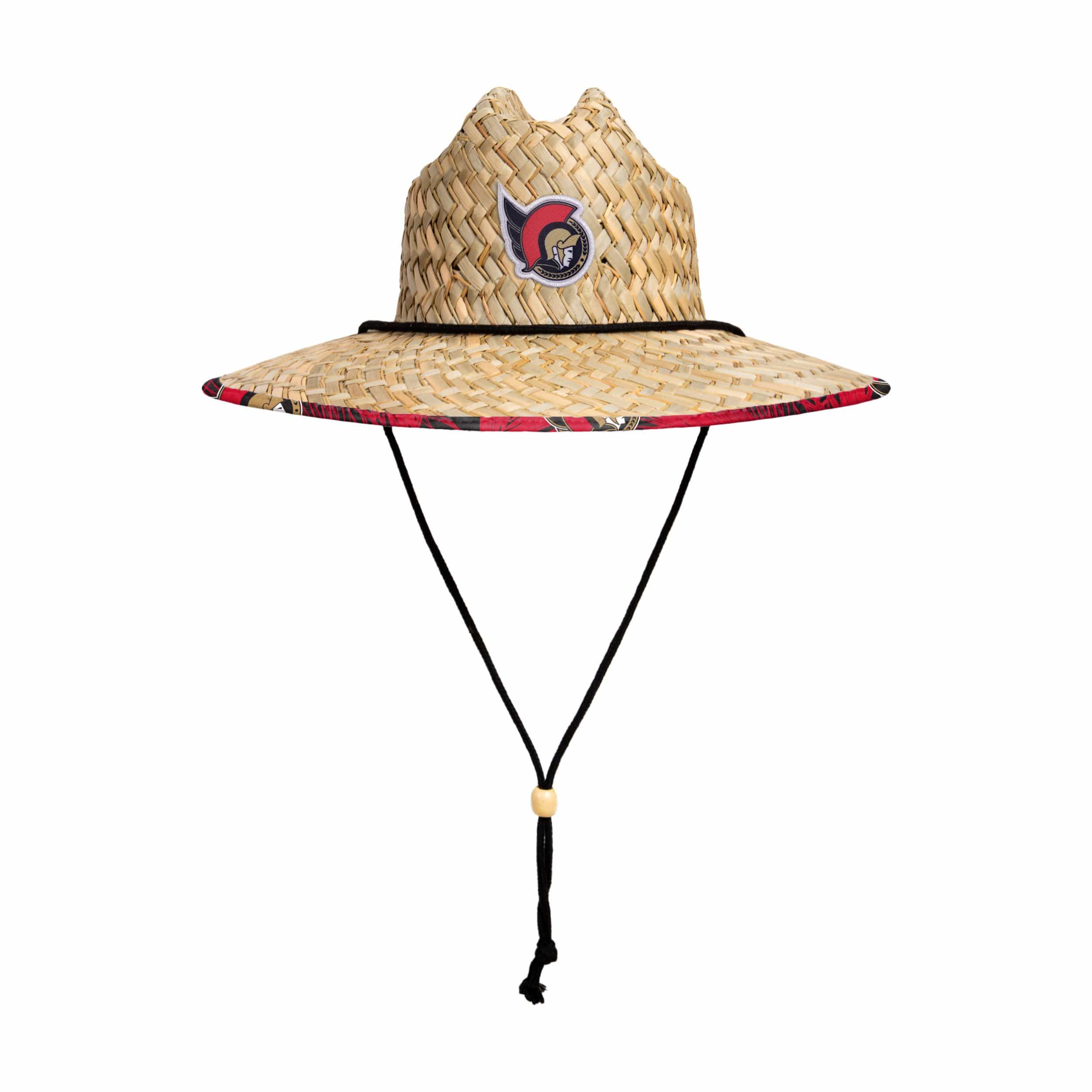Ottawa Senators NHL Floral Straw Hat - Image 3
