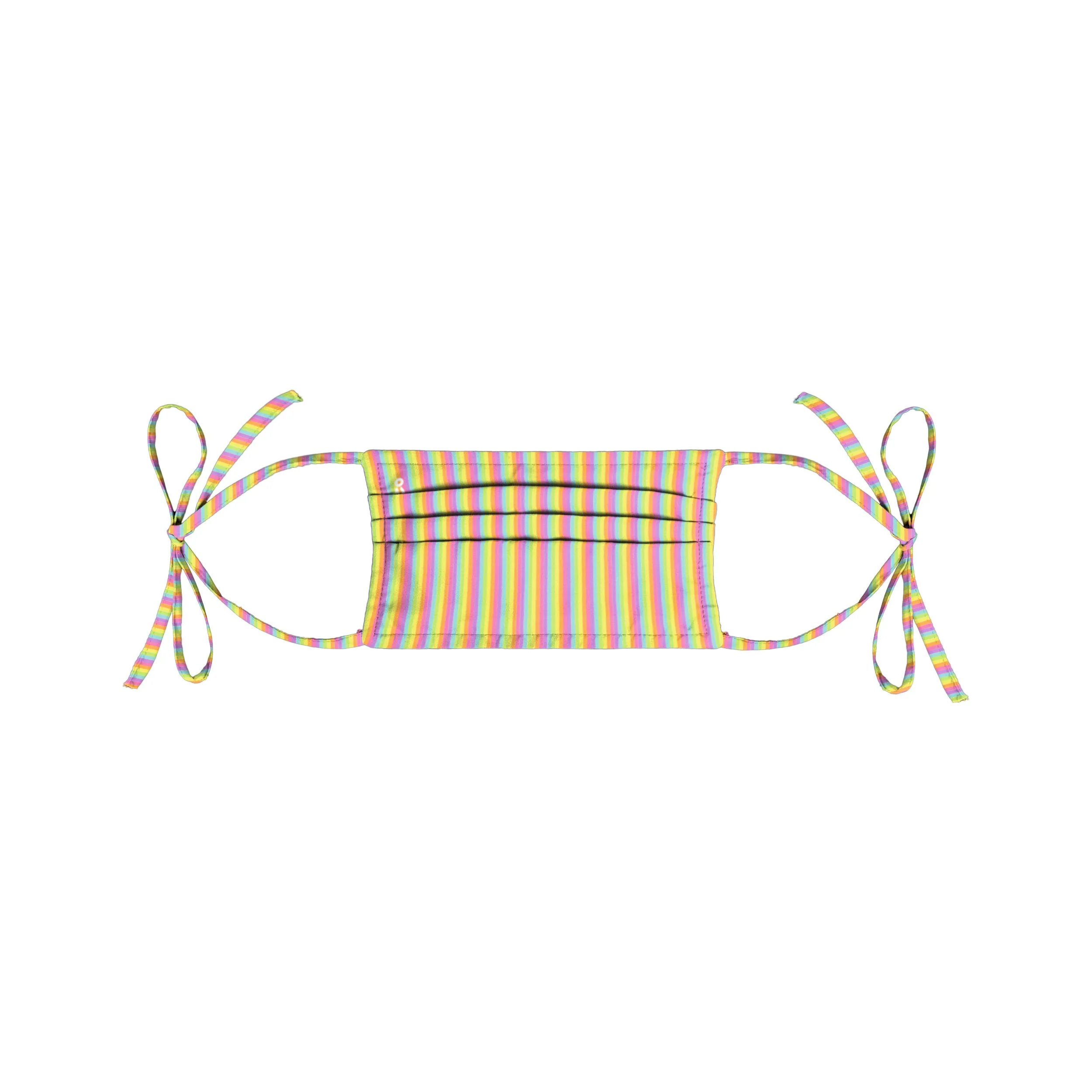 Pastel Stripes Tie-Back Face Cover - Image 5