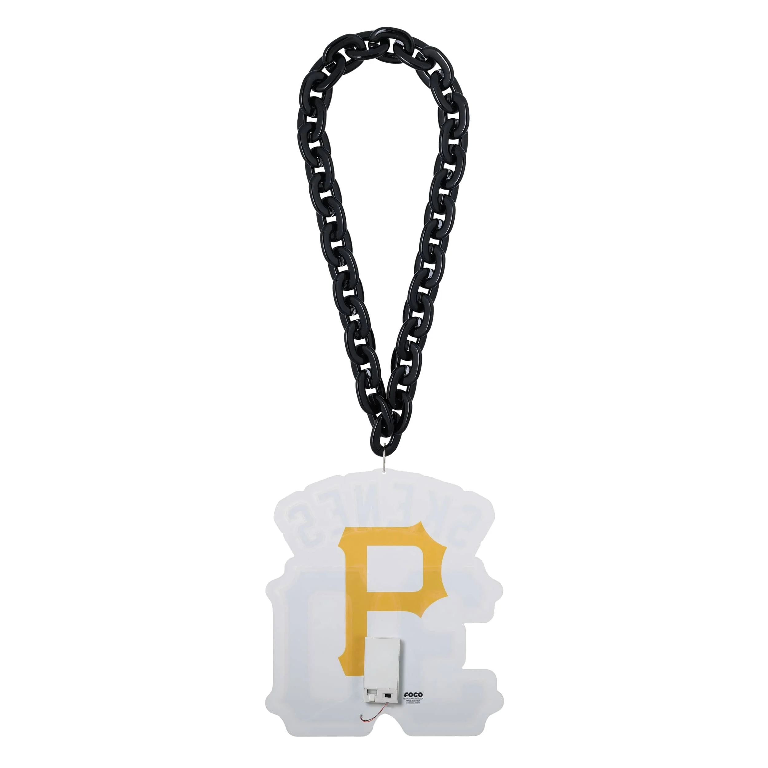 Paul Skenes Pittsburgh Pirates MLB Neon Light Up Big Logo Player Chain - Image 4