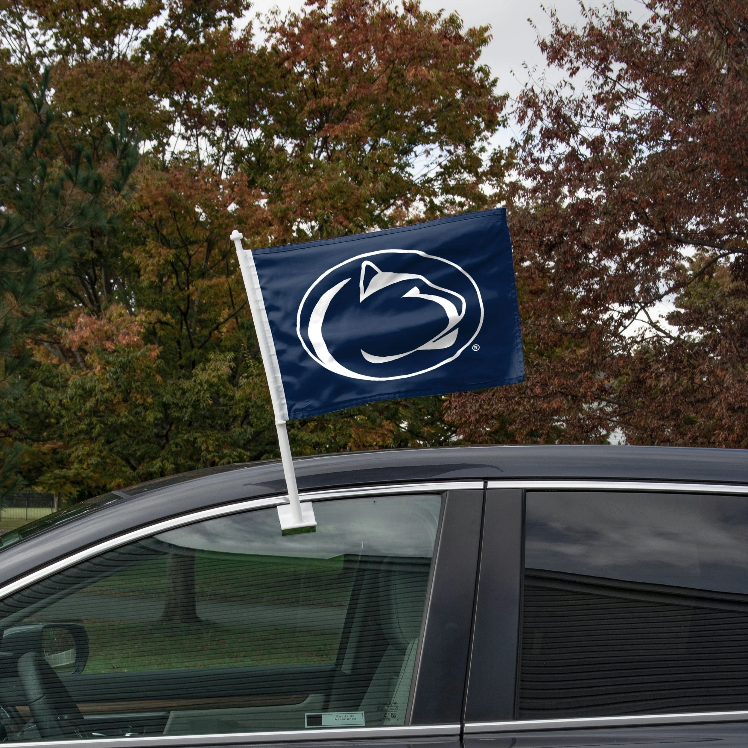 Penn State Nittany Lions NCAA 2 Pack Solid Car Flag - Image 2